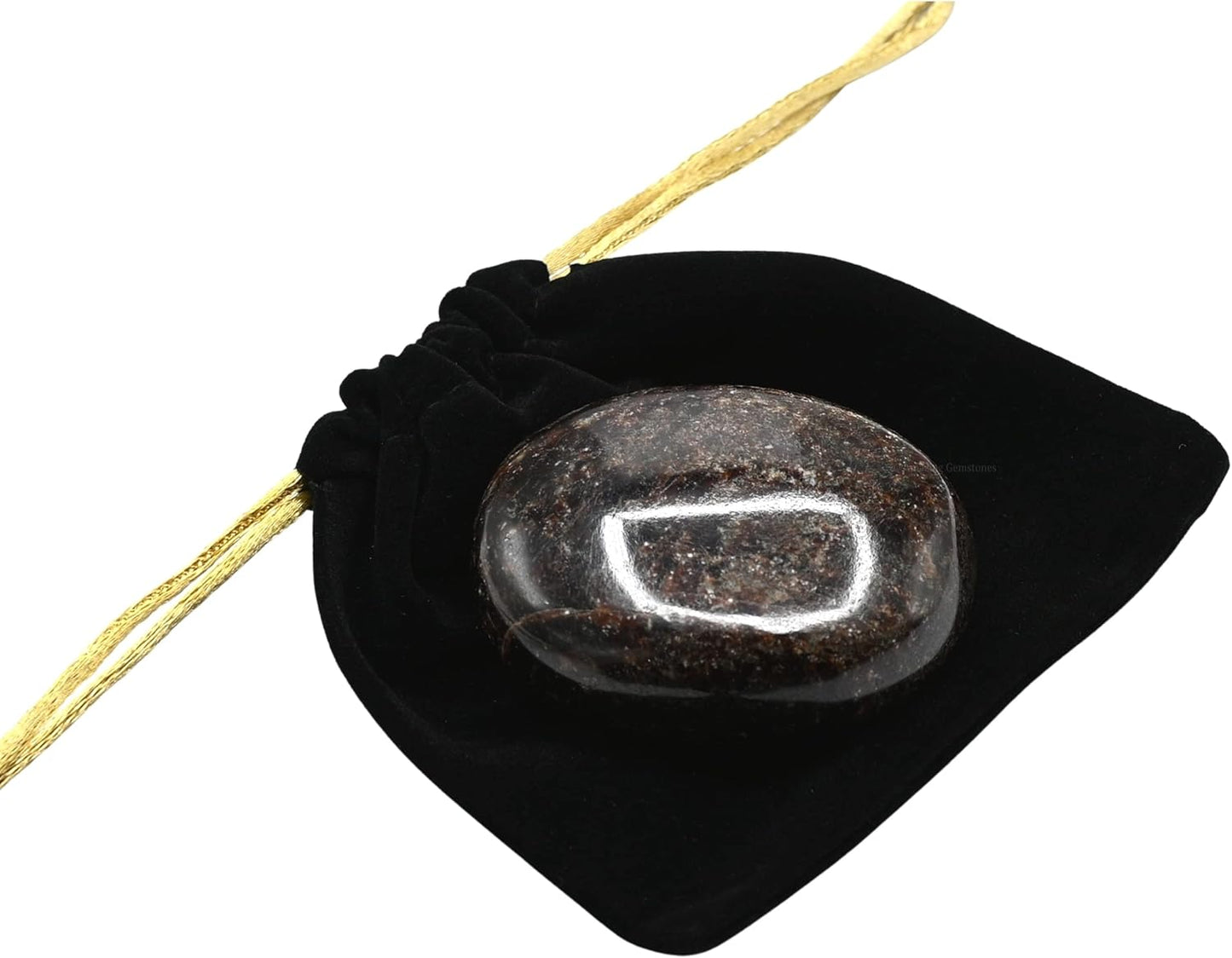 Amazing Gemstone Garnet Crystals and Healing Stones - Large Palm Stone Crystals Piedra - Crystal for Good Luck, Balanced Positive Energy, Meditation - Unique Stocking Stuffers Gifts for Women, Men