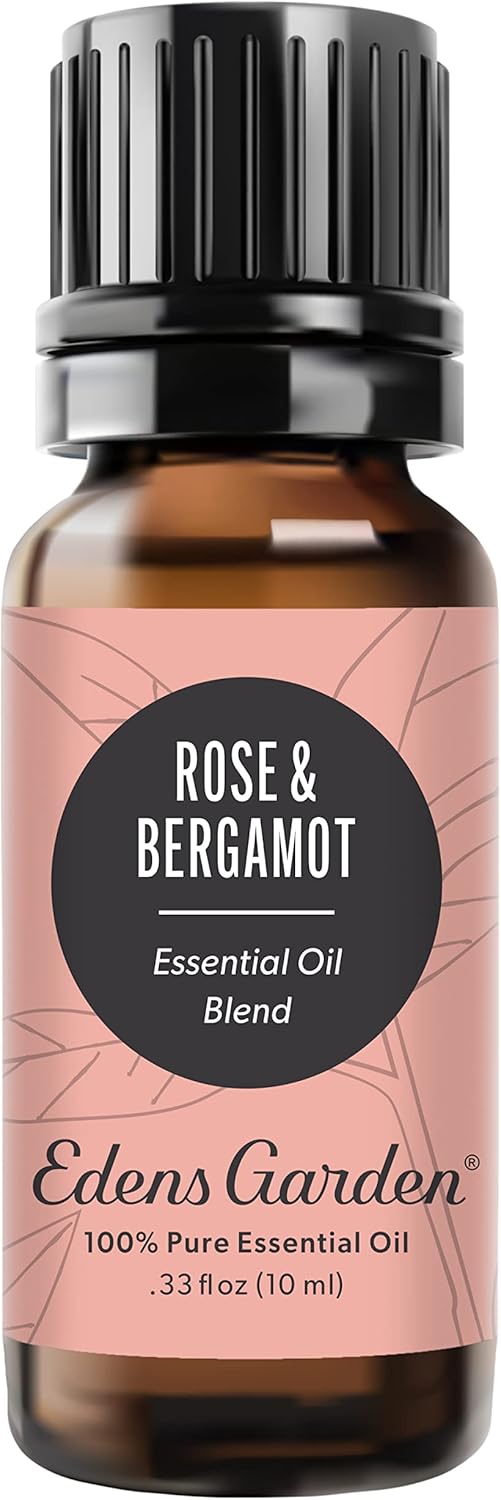 Edens Garden Rose Bergamot Essential Oil Blend- 100% Pure Premium Grade, Undiluted, Natural, Therapeutic, Aromatherapy, The Best for Diffusing, Skin, Laundry, Hair 10 ml (.33 fl oz)