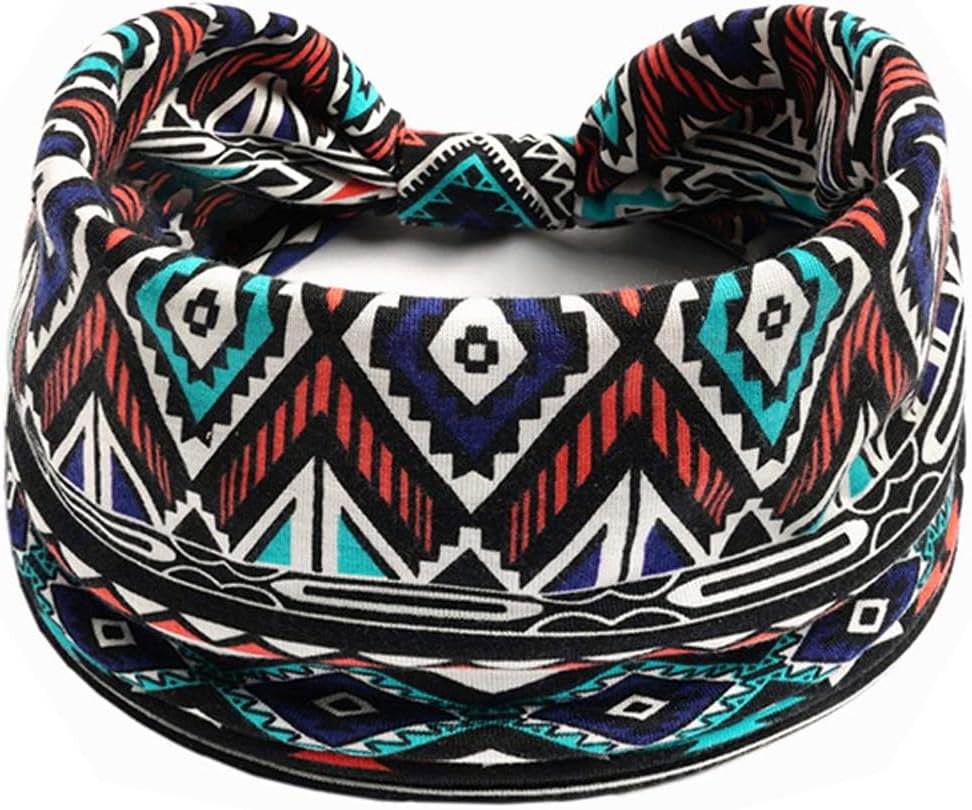 K-Elewon 3 Pack Women Wide Elastic Head Wrap Headband Sports yoga Hair Band