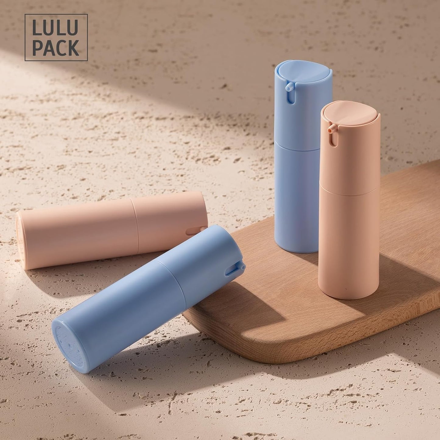 1 oz Airless Pump Bottles, Travel Lotion Container, Skincare Containers for Moisturizer(Plastic, Multicolor, 3Pcs)