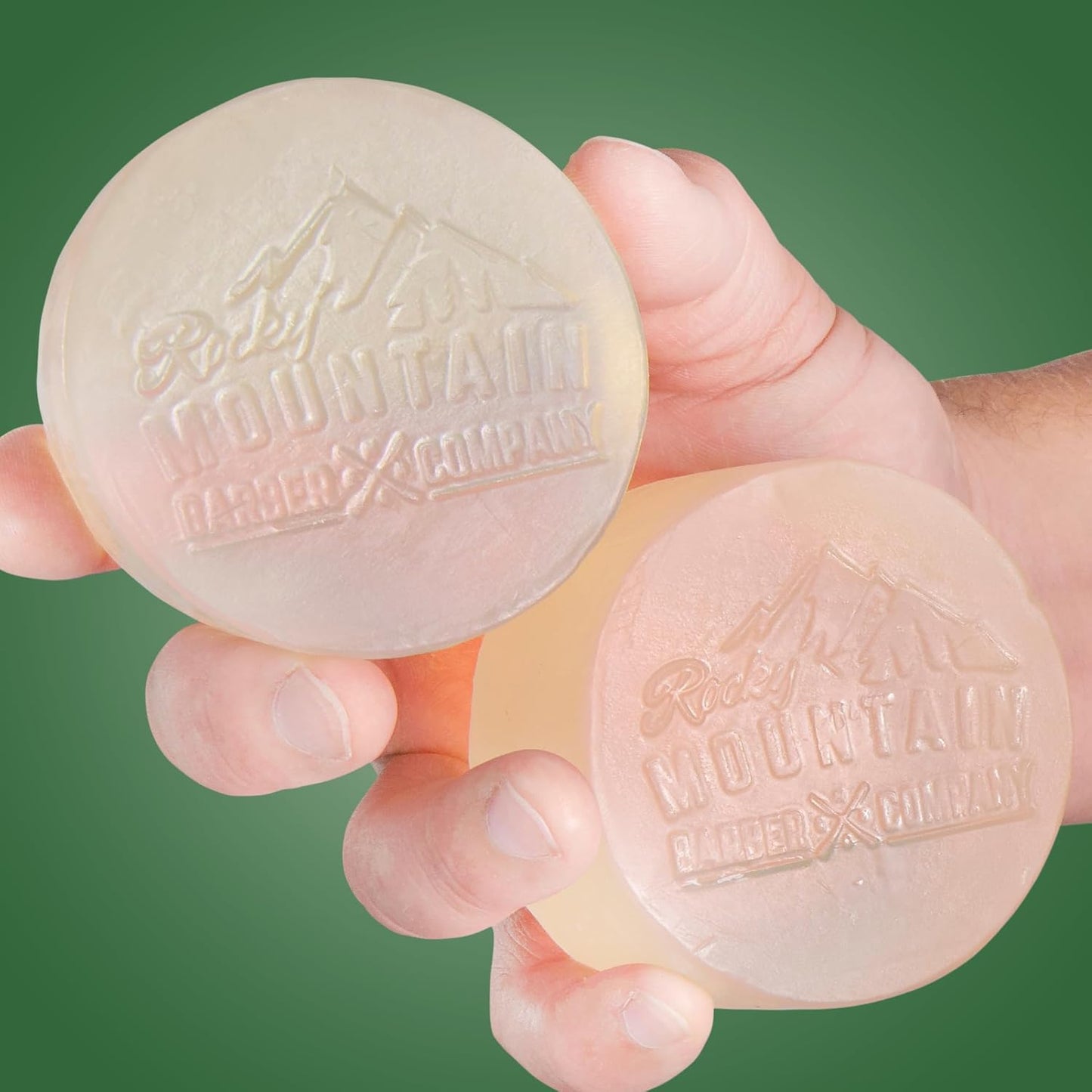 Men’s All-in-One Shampoo & Body Soap Bars – Extra Thick 1.6” Glycerin Hair & Body Soap - 2 Soap Bars - Pacific Pine Scent - with Oat Protein & Black Pine Essential Oil - Made in USA - 14.5 oz