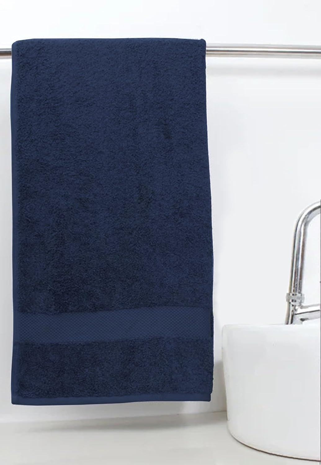 Delara 100% Organic Cotton Towels 650 GSM Plush Feather Touch Quick Dry Bath Sheet, GOTS Certified, Oeko-Tex Green Certified, Organic Cotton Bath Sheet, 36"X70"