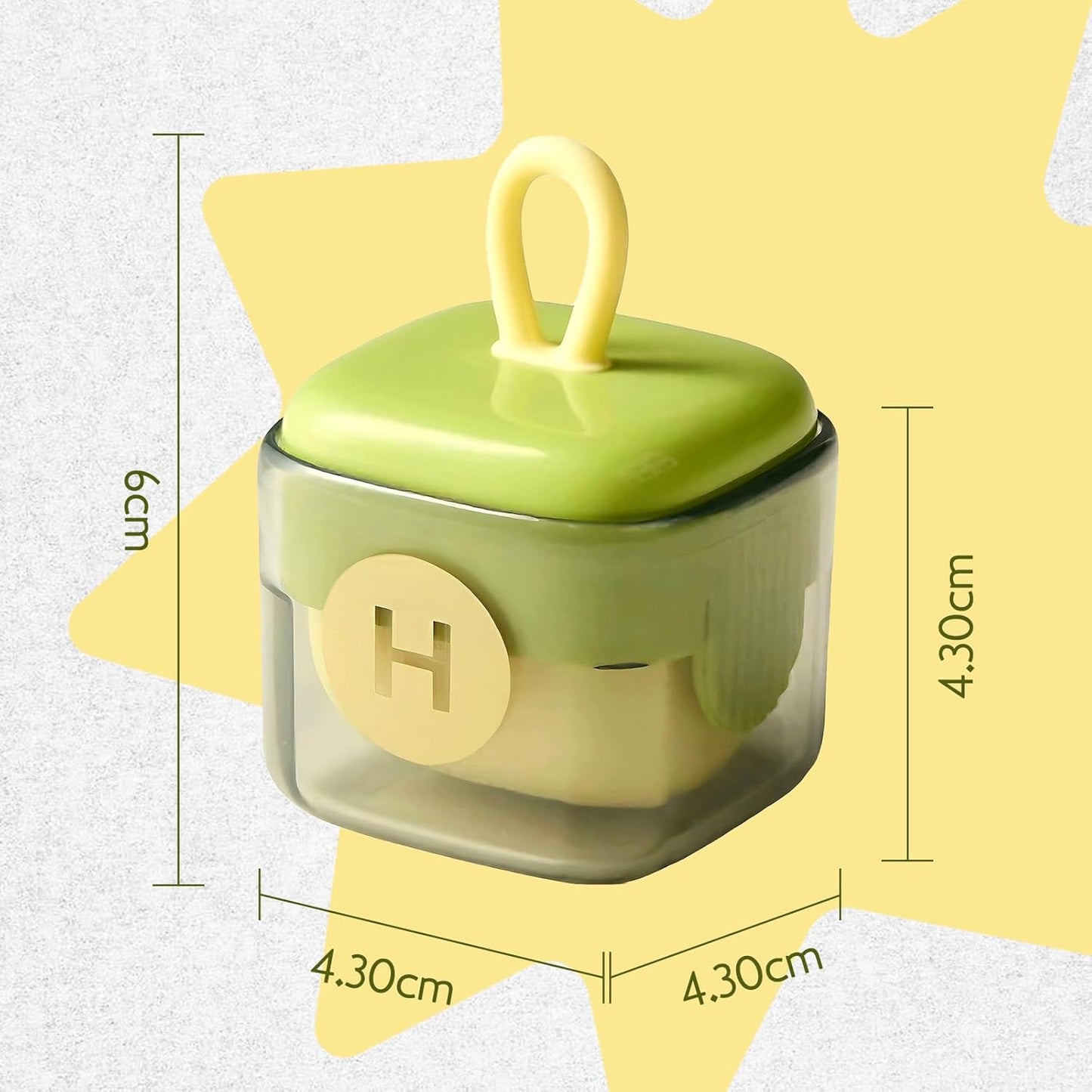 2Pcs Mini Lint Remover Roller, Washable Lint Gel Roller, Reusable Pet Hair Remover for Clothing, Pet, Hair, Dust, Lint (Green+Beige)