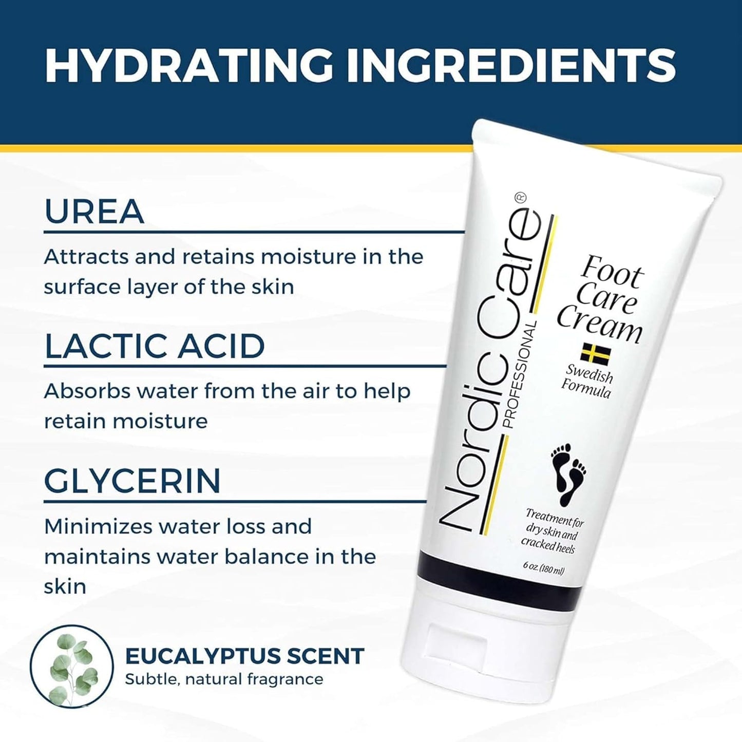 Nordic Care Foot Care Cream 6 oz. (Pack of 2)