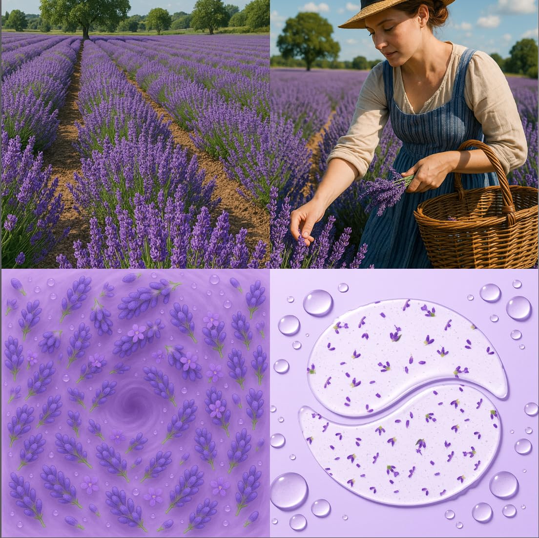 Lavender Pop Calm Repair 5′ Hydrogel Under-Eye Patches, 28 Pairs — 5-Minute Soothing & Calming, Brighter-Looking Under-Eyes — Natural Lavender Note · Ophthalmologist Tested