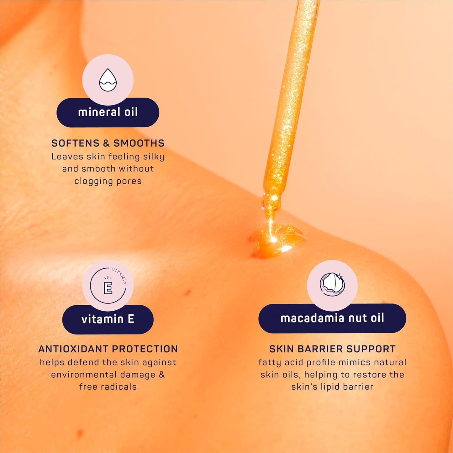 SpaLife Beauty Radiate & Glow Shimmer Oil Bundle – Dry Oil Duo with Subtle & Noticeable Shimmer – Mango & Peony Scents – Hydrating, Lightweight Moisture