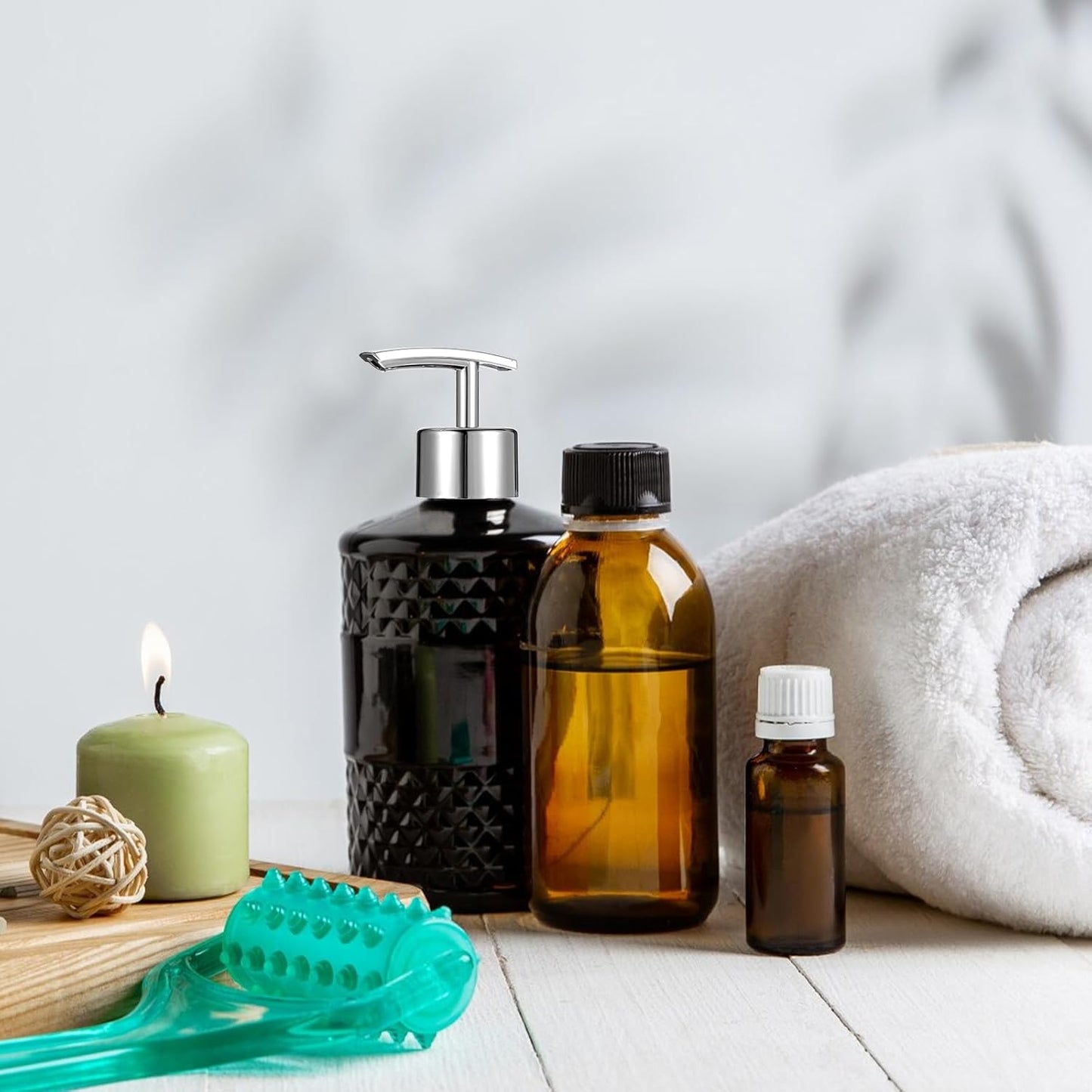 2 Pcs Soap Dispenser Pump Replacement, Reusable Soap Pump Replacement for Lotion Soap Replacement Pump for Soap Dispenser Replacement Soap Dispenser Pump for Kitchen Bathroom (Silver)