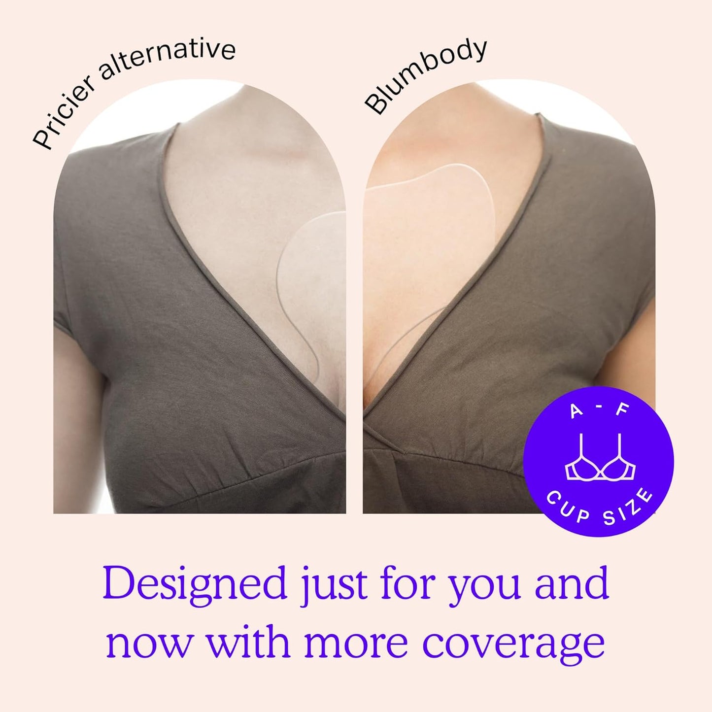 BLUMBODY Chest Wrinkle Pads – Anti-Wrinkle Silicone Patches Skin Firming, Smoothing – Reusable Overnight Chest Patches – Anti-Aging Crepe Erase Pads – Neck, Décolleté (2-Month Supply)