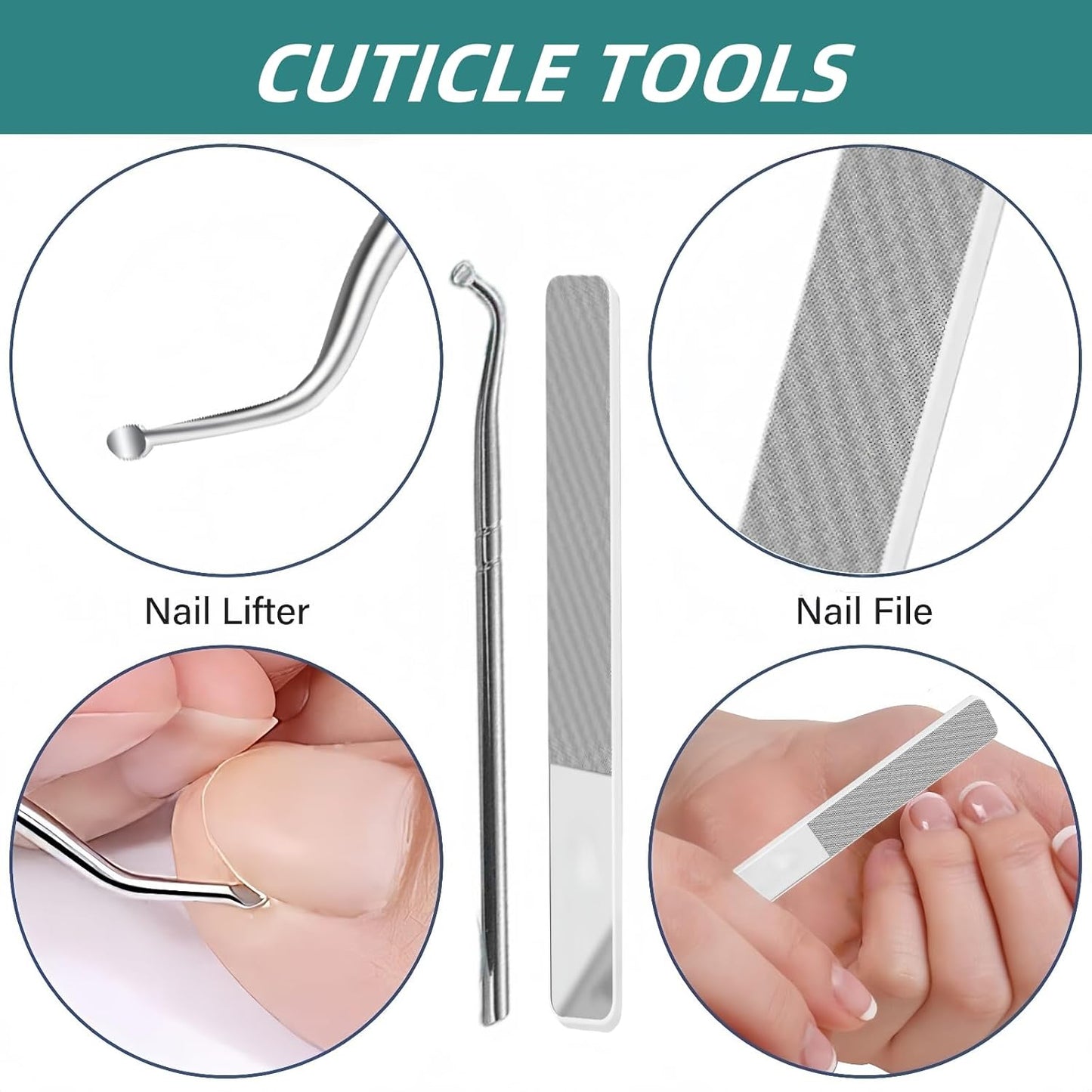 9-Piece Ingrown Toenail & Thick Nail Clipper, Eagle Beak Beveled Nail Clippers,Angled Nail Clippers,Suitable for Men,Women,and Comfort-Seeking Seniors at Home,in The Office,and During Travel (Green)