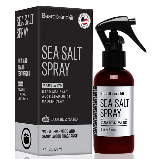 Sea Salt Spray for Men – Hair Texture Spray Adds Instant Volume, For Lightweight Natural Textured Look, Lumber Yard Scent, Achieve Effortless Style & All-Day Hold