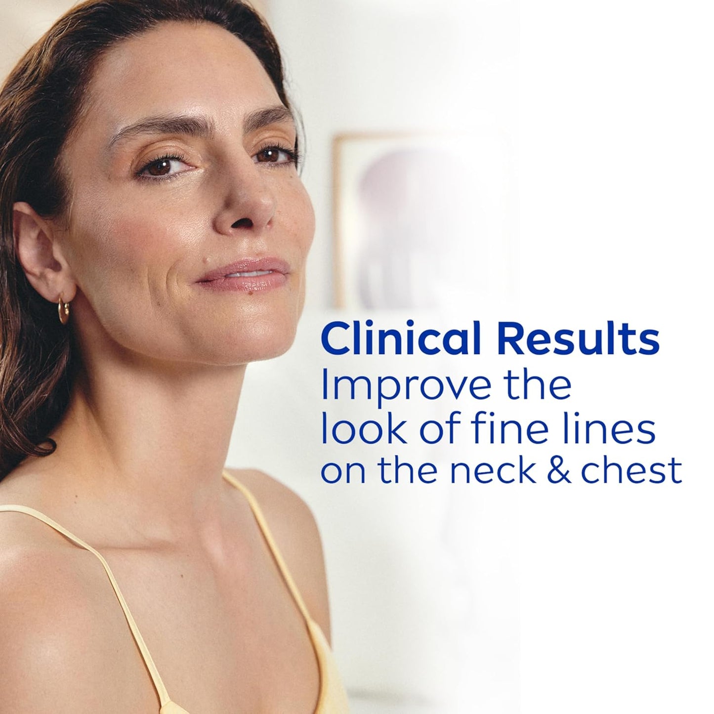 Nivea Skin Firming and Anti Wrinkle Neck and Chest Cream with Q10, Creatine and Provitamin B5, Skin Firming Body Cream Reduces the Look of Fine Lines and Wrinkles, 6.7 Oz Tube