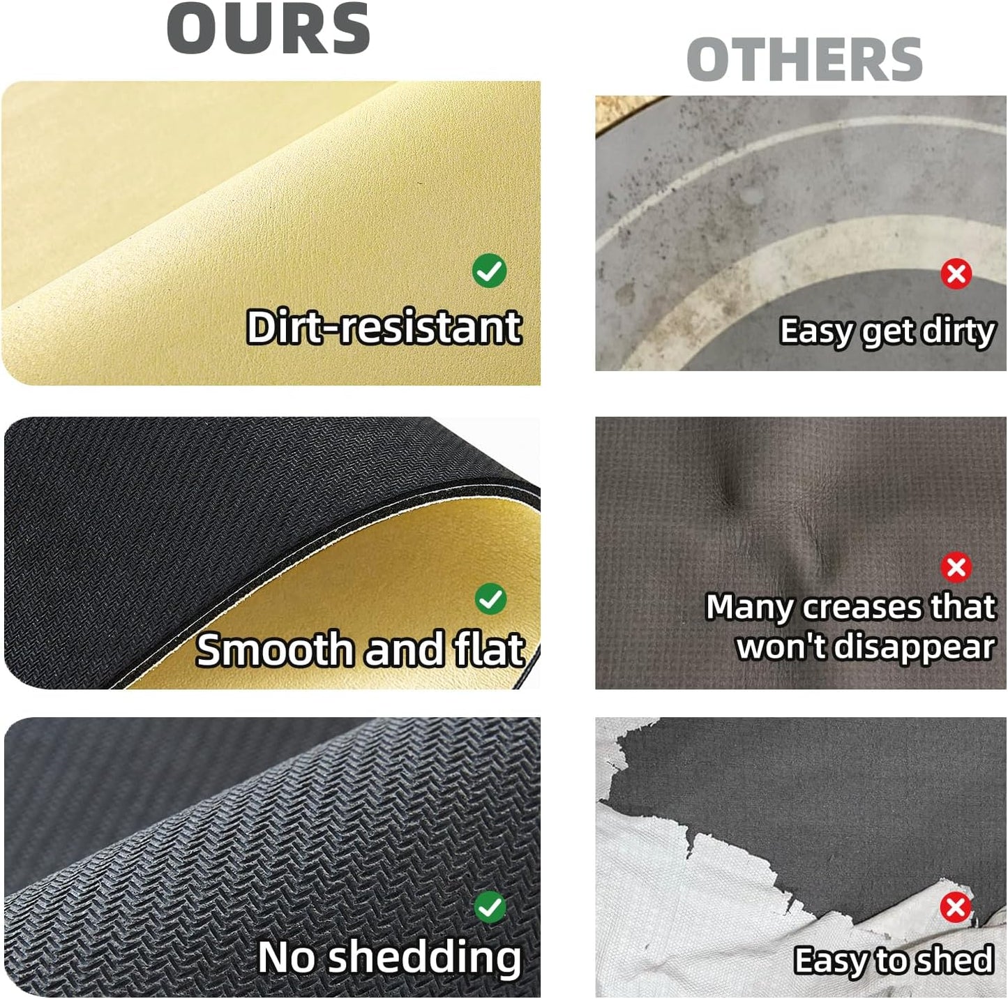 Bathroom Mat Quick Dry, Bathroom Rugs Non Slip Washable Thin Absorbent Bath Mat Fits Under Door Bathroom Floor Mat Perfect for Bath, Shower, or Sink 24"x70" Light Yellow