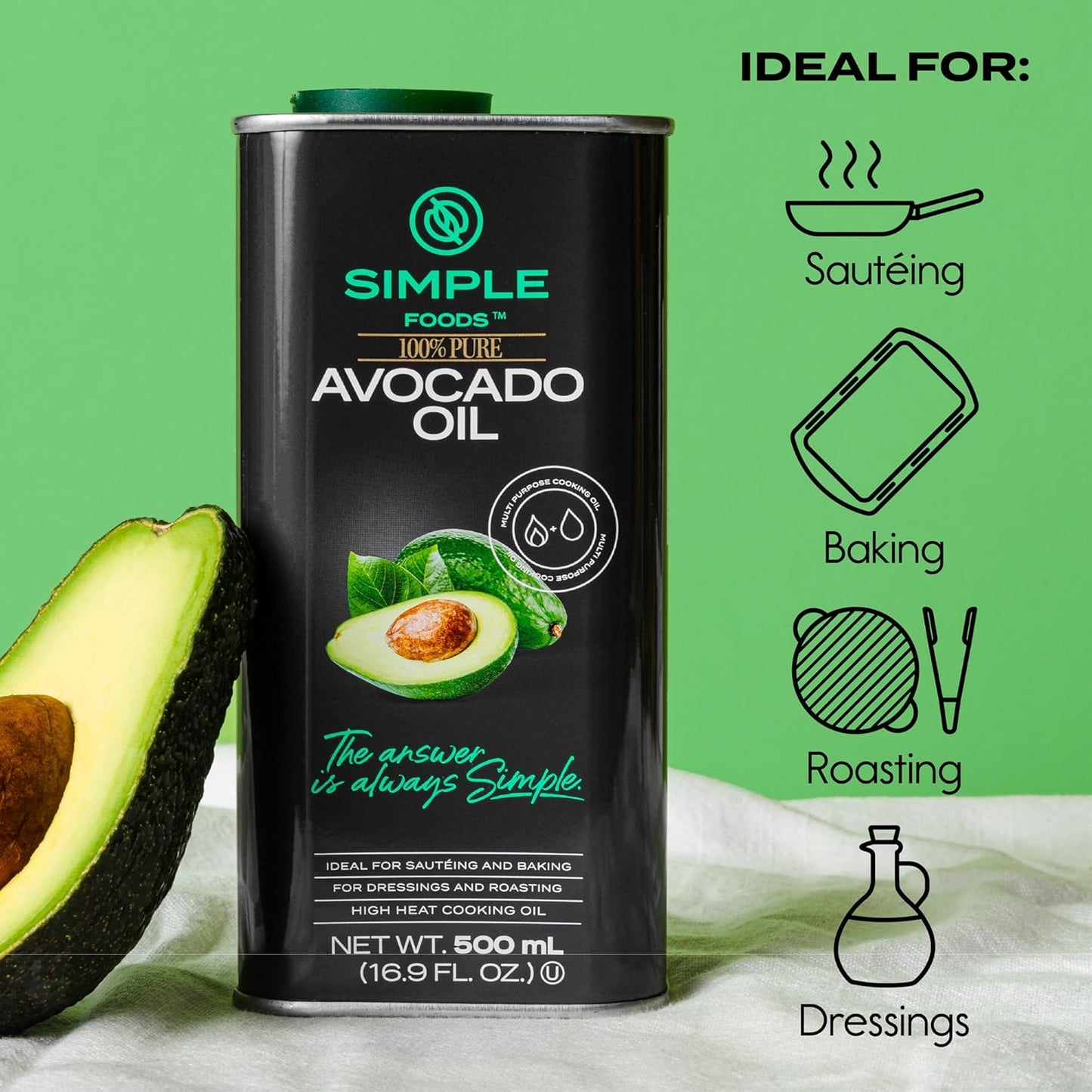 SIMPLE FOODS Avocado Oil 25.4 Fl oz