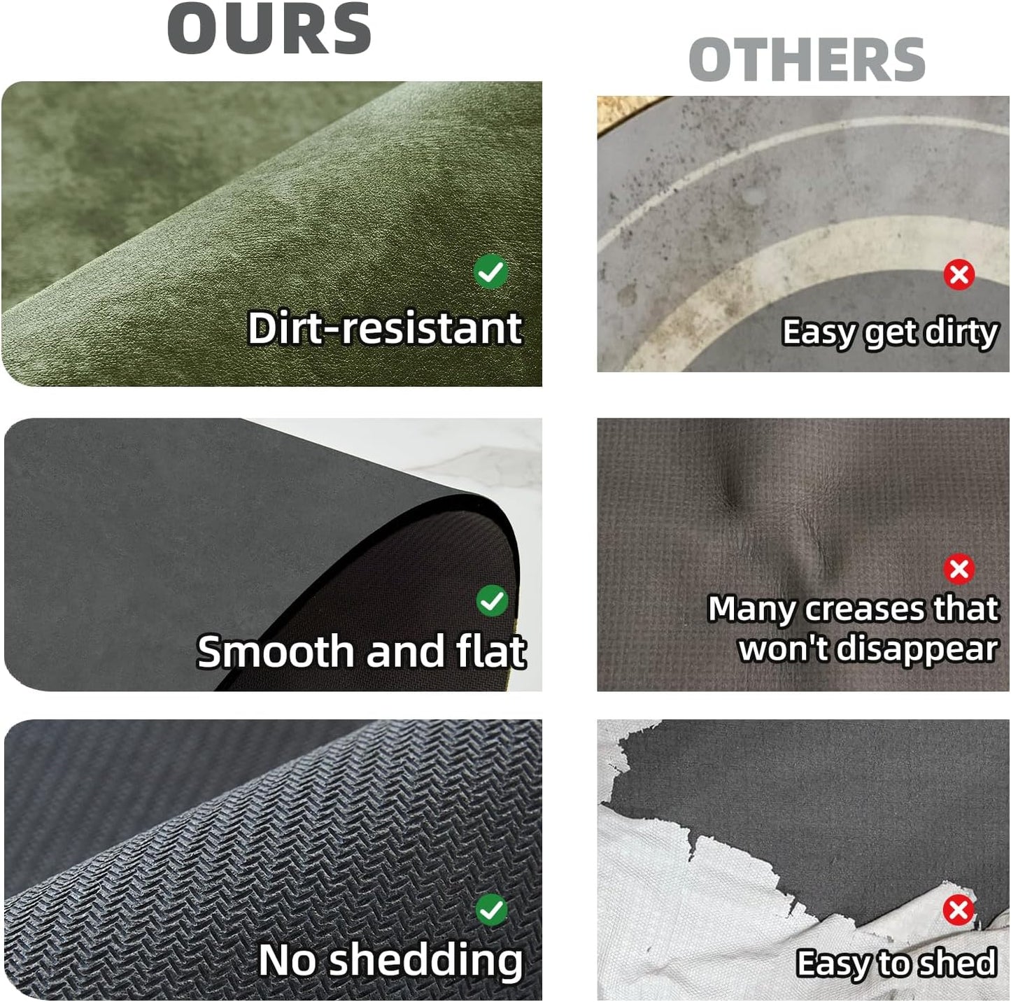 Bathroom Mat Quick Dry, Bathroom Rugs Non Slip Washable Thin Absorbent Bath Mat Fits Under Door Bathroom Floor Mat Perfect for Bath, Shower, or Sink 20"x30" Sage Green