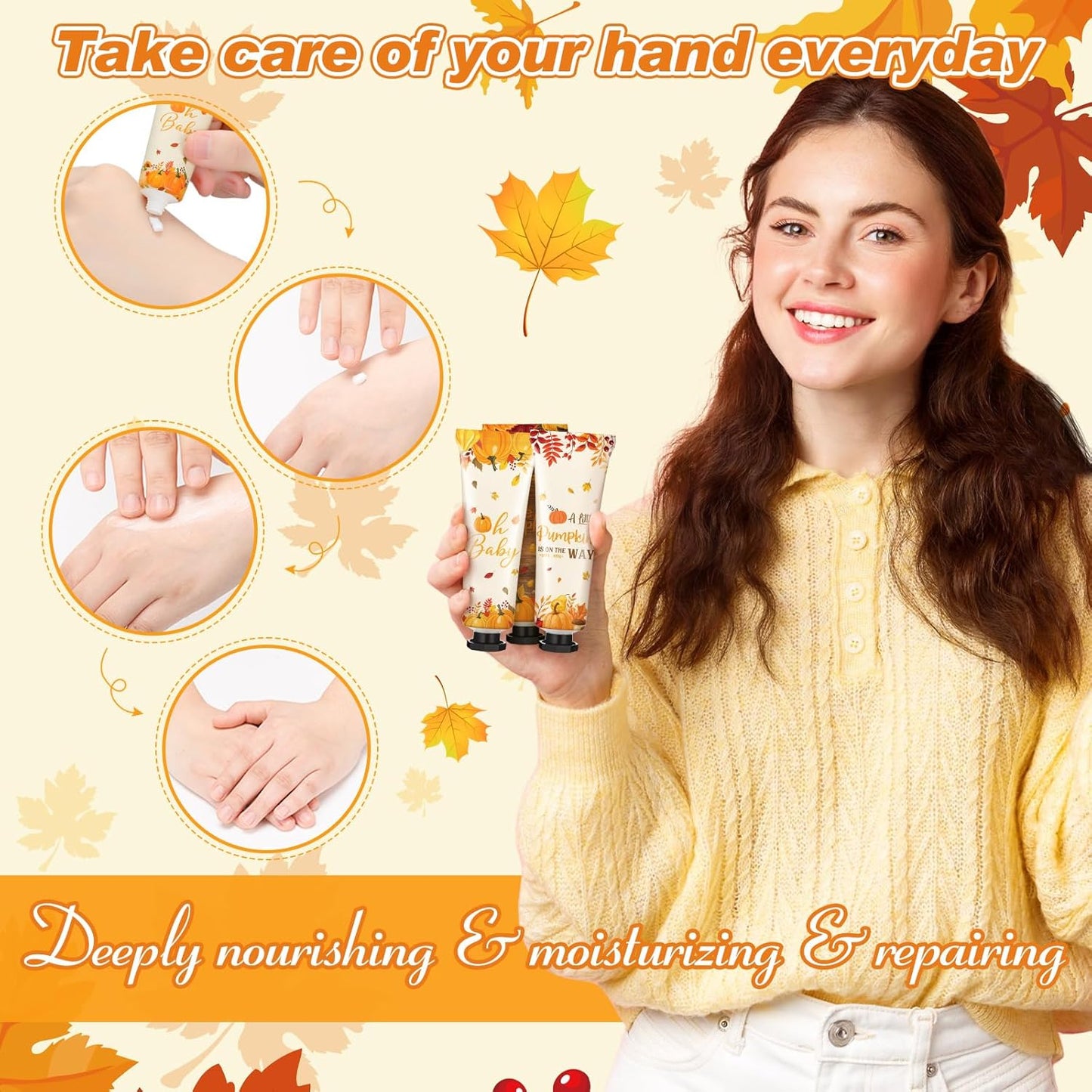 20 Pcs Fall Baby Shower Hand Cream Bulk Hand Cream Gifts a Little Pumpkin Baby Shower Party Favors for Guests Travel Size Lotion Autumn Thanksgiving Wedding Birthday Party Supplies