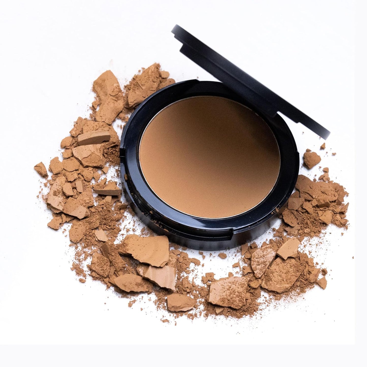 Koschiq Soft Matte Powder + Foundation – 2-in-1 Compact with Oil Control & Blurring Effect | Longwear, Buildable Matte Finish | K-58. Medium deep with warm bronze undertone