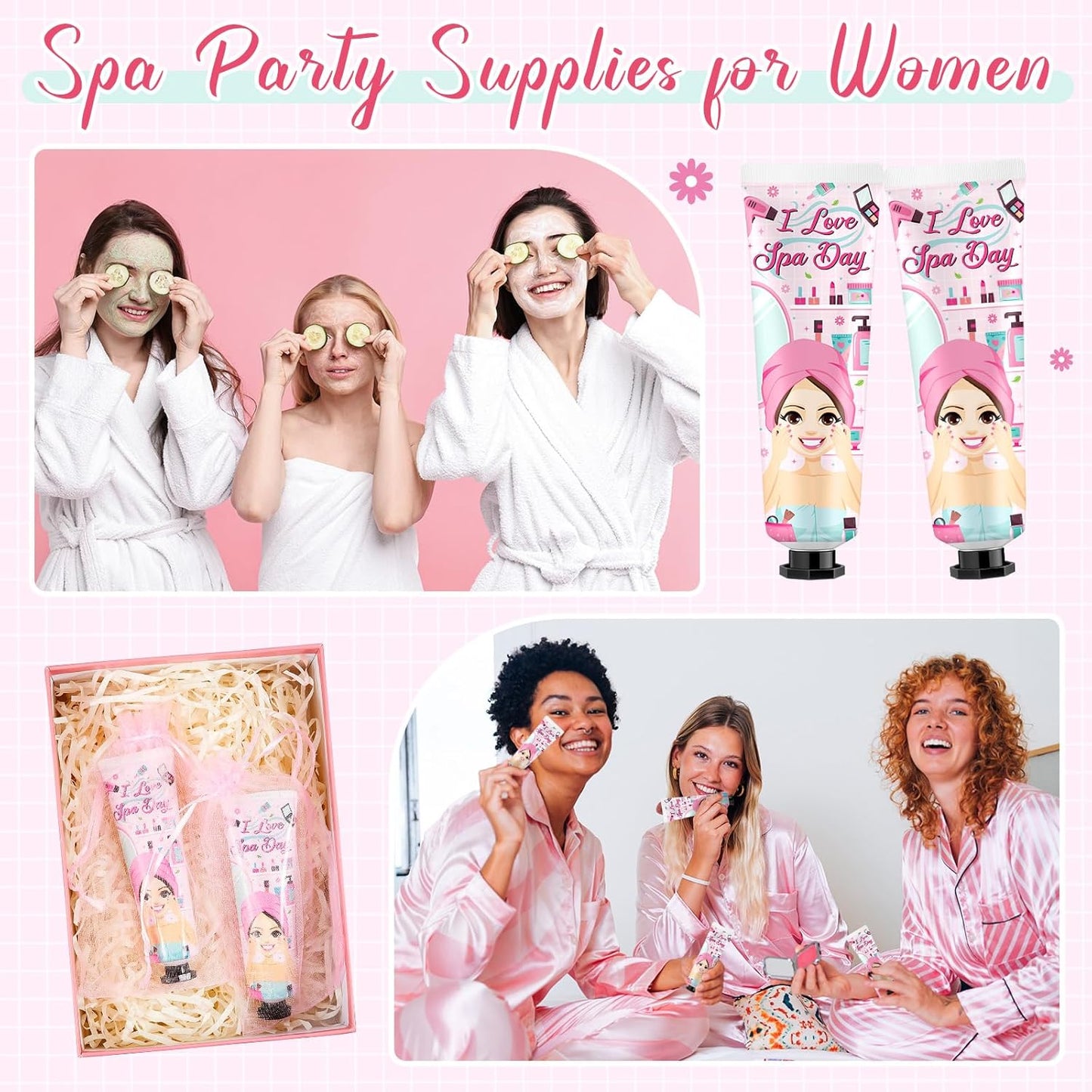 48 Sets Spa Hand Cream Gifts Bulk Baby Shower Hand Cream Travel Size Lotion Bulk Fall Thanksgiving Party Supplies Favors Birthday Wedding for Guest