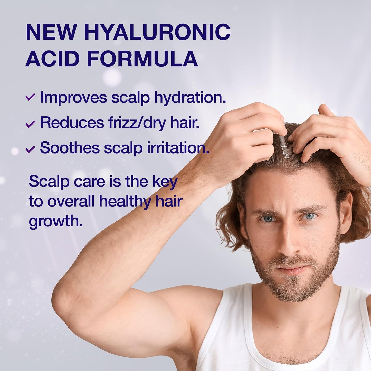 2 x Biotin Hair Growth Serum for Men, Women & All Types of Hair - DHT Blocker & Scalp Serum - Biotin and Hyaluronic Acid - Anti Thinning Hair - Hair Regrowth - Made in USA - Guyology Labs