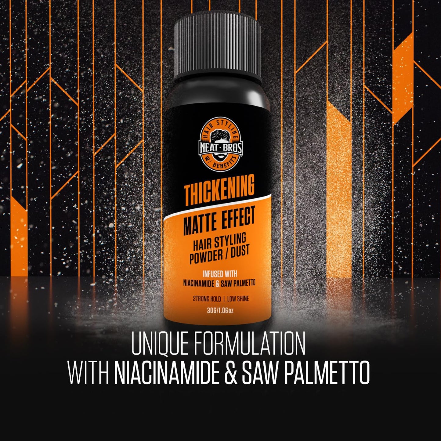 Hair Styling Texture Powder - Strong Hold & Matte Finish - Hairstyle Volumizer with Niacinamide and Saw Palmetto for Men and Women - Texturizing Dust for All Hair Types - 2.12oz (60g) 2Pack