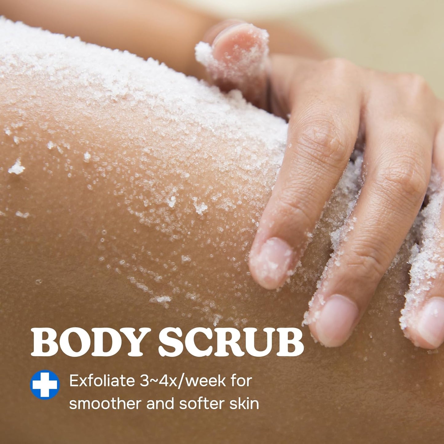 LIFEGUARD Exfoliating Body Scrub - Sea Salt & Kelp, Exfoliates and Deeply Hydrating, Moisturizing for Smooth Skin, Gentle for Sensitive Skin - 8 fl. oz.