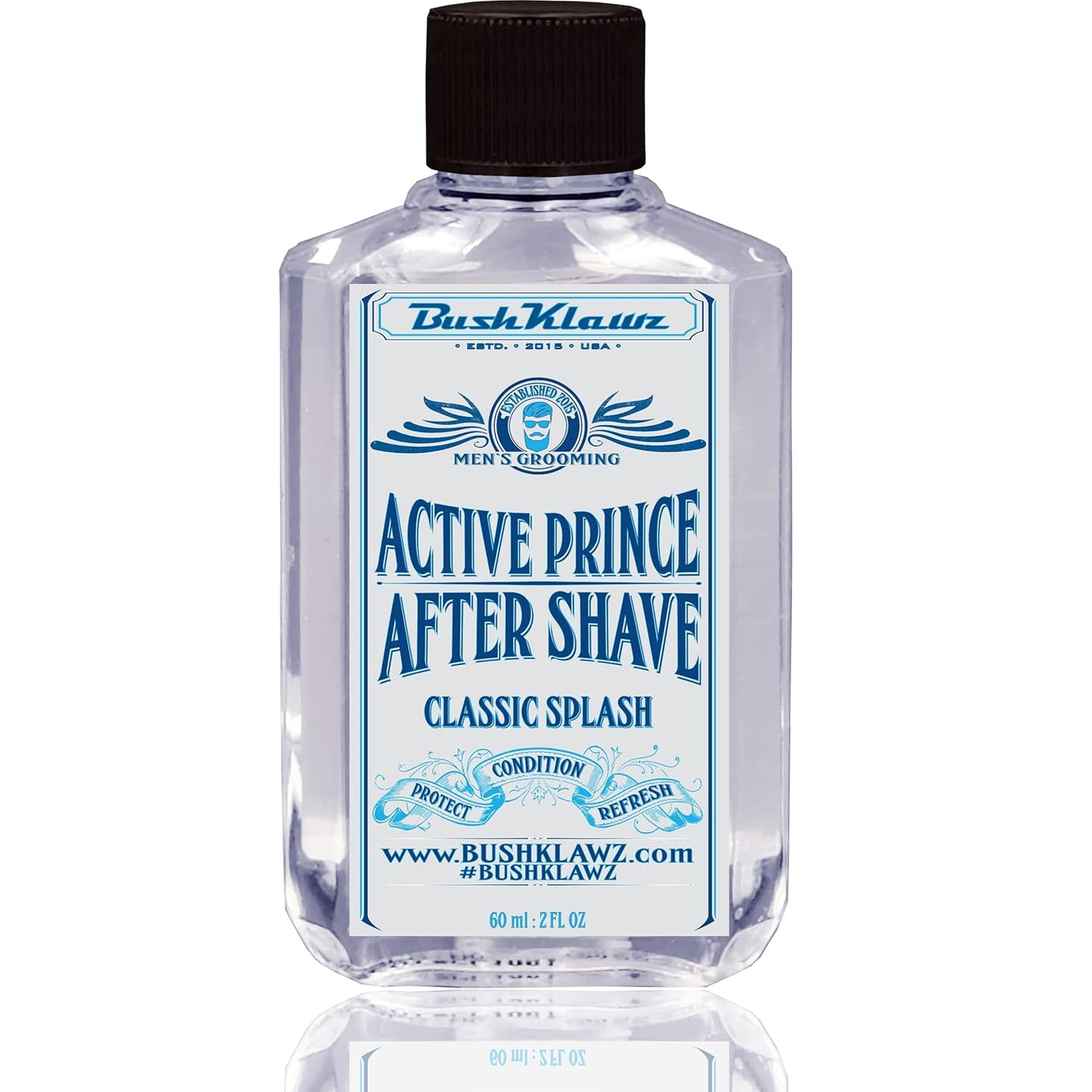 BushKlawz Classic Refreshing Cooling Soothing Barbershop After Shave Lotion Balm Toner Splash Variety Sampler Travel Kit Satisfy all Types of Viking Cannon Black Prime AfterShave Tonic Cologne