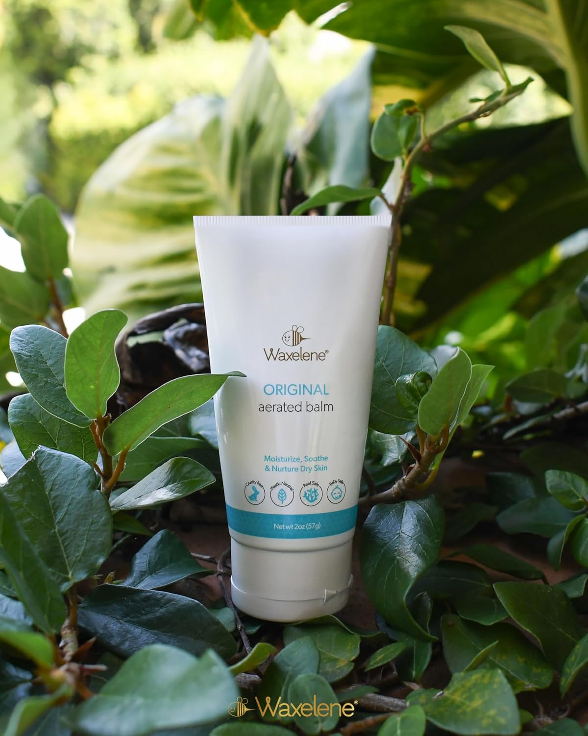 Waxelene Multipurpose Ointment Travel Tube, Organic Aerated Balm the Petroleum Jelly Alternative Soothing Botanical Eczema Dry Skin Face Moisturizer