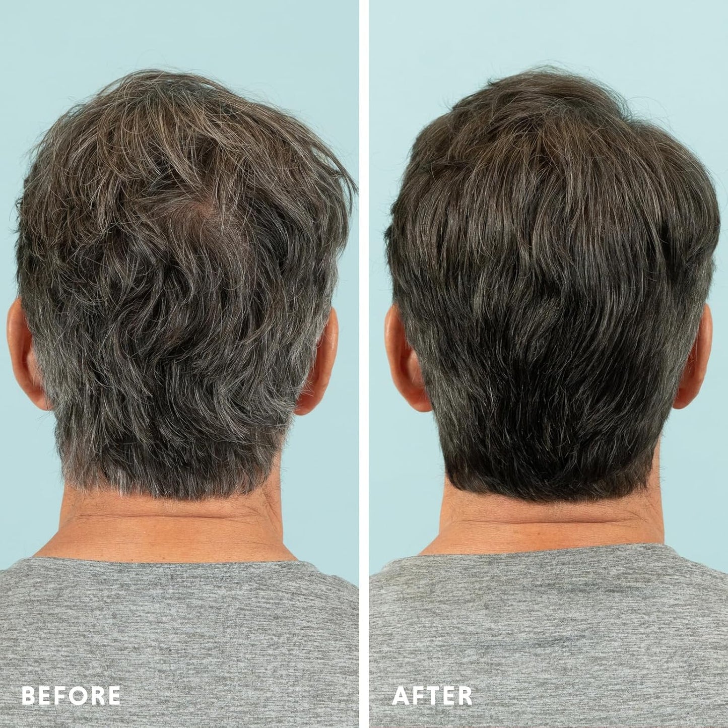 Hair & Beard Color for Blending Grays 2 pack- Dark Ash Brown - Ammonia-Free Complete Men’s At-home Beard & Hair Dye Kit, Professional-grade Demi-Permanent Hair Color (4.1)