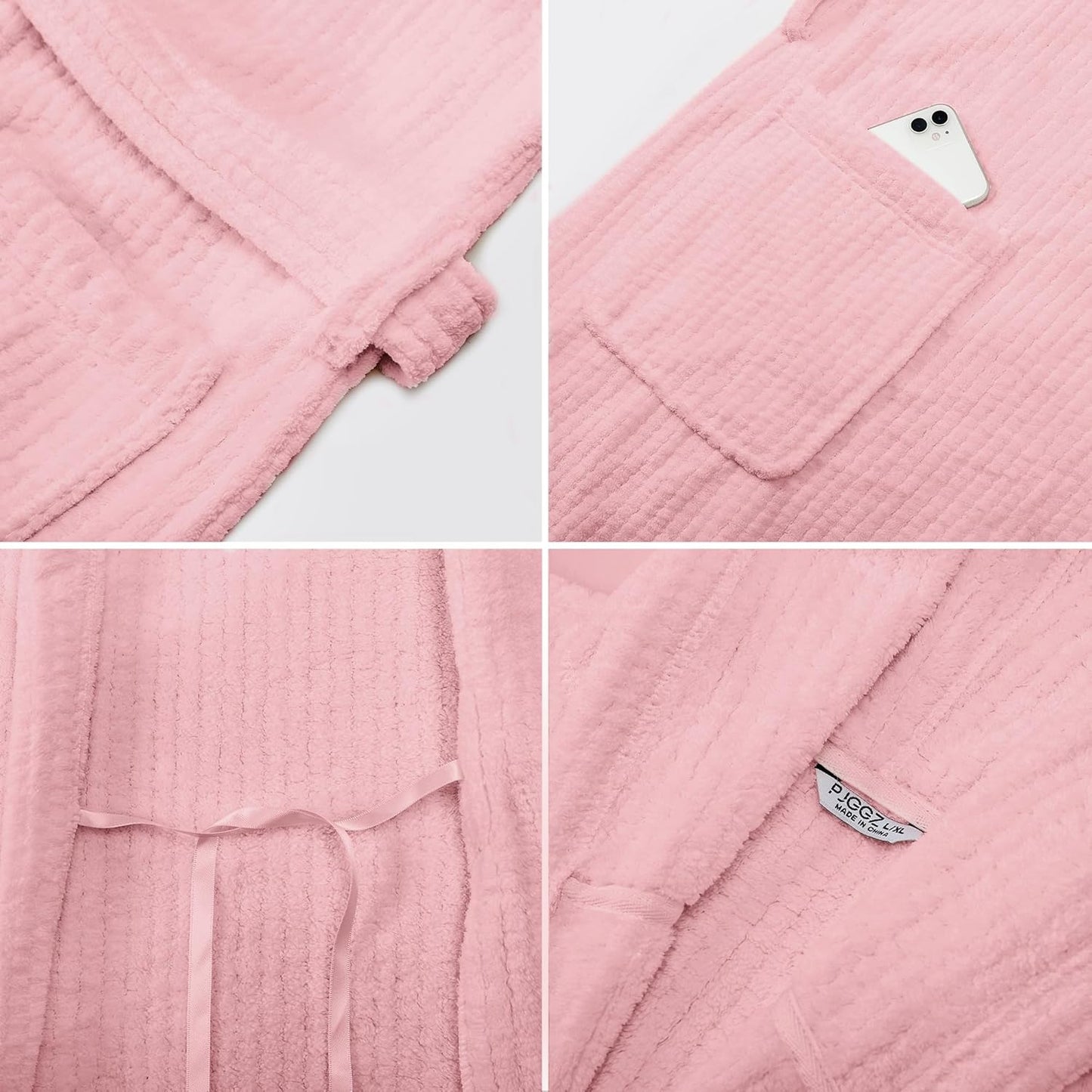 Hooded Bathrobes for Women, Soft Long Towel Robes for Women - Quick Dry yet Warm