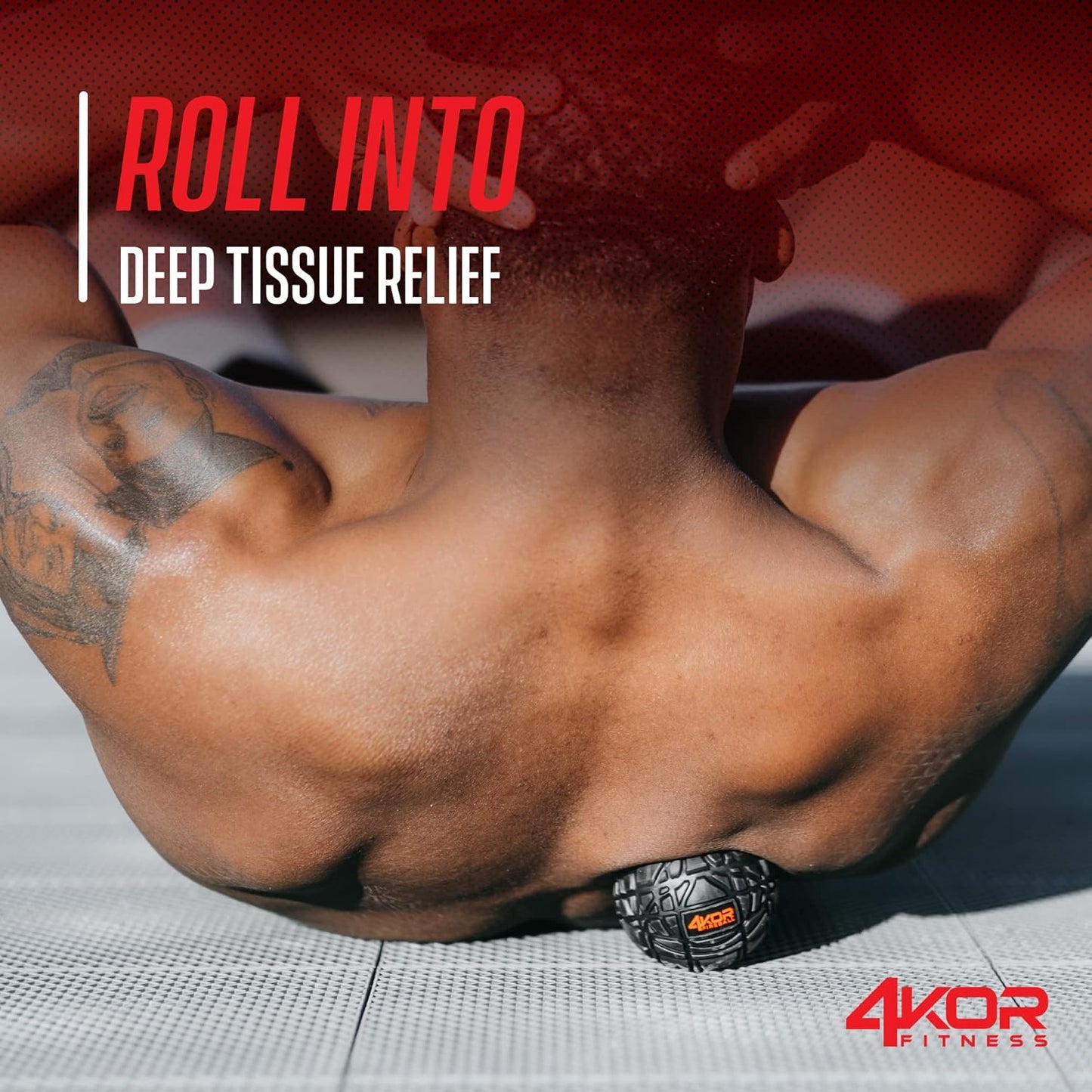 4KOR Massage Balls for Trigger Point Therapy - Myofascial Release Ball - Muscle Relief for Back, Neck, Shoulder, Foot Pain - Fitness Massage Balls for Mobility - Deep Tissue Release Ball