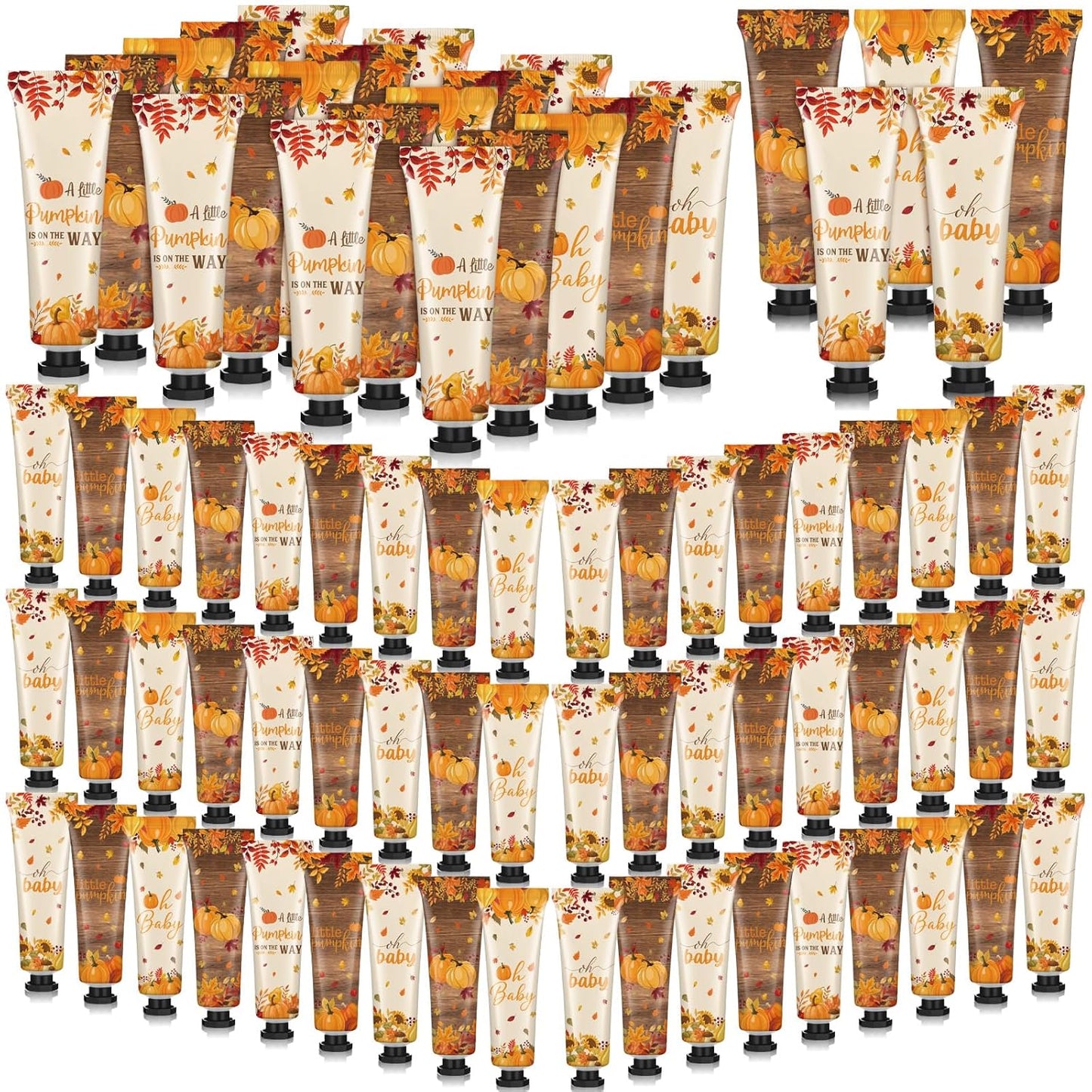 60 Pcs Fall Baby Shower Hand Cream Bulk Hand Cream Gifts a Little Pumpkin Baby Shower Party Favors for Guests Travel Size Lotion Autumn Thanksgiving Wedding Birthday Party Supplies