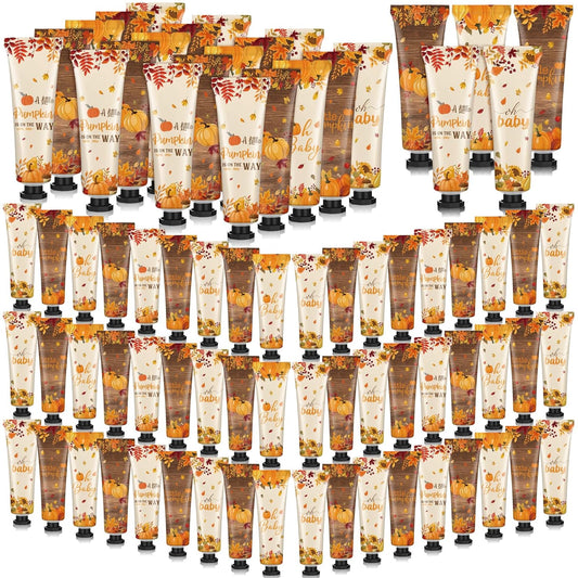 60 Pcs Fall Baby Shower Hand Cream Bulk Hand Cream Gifts a Little Pumpkin Baby Shower Party Favors for Guests Travel Size Lotion Autumn Thanksgiving Wedding Birthday Party Supplies