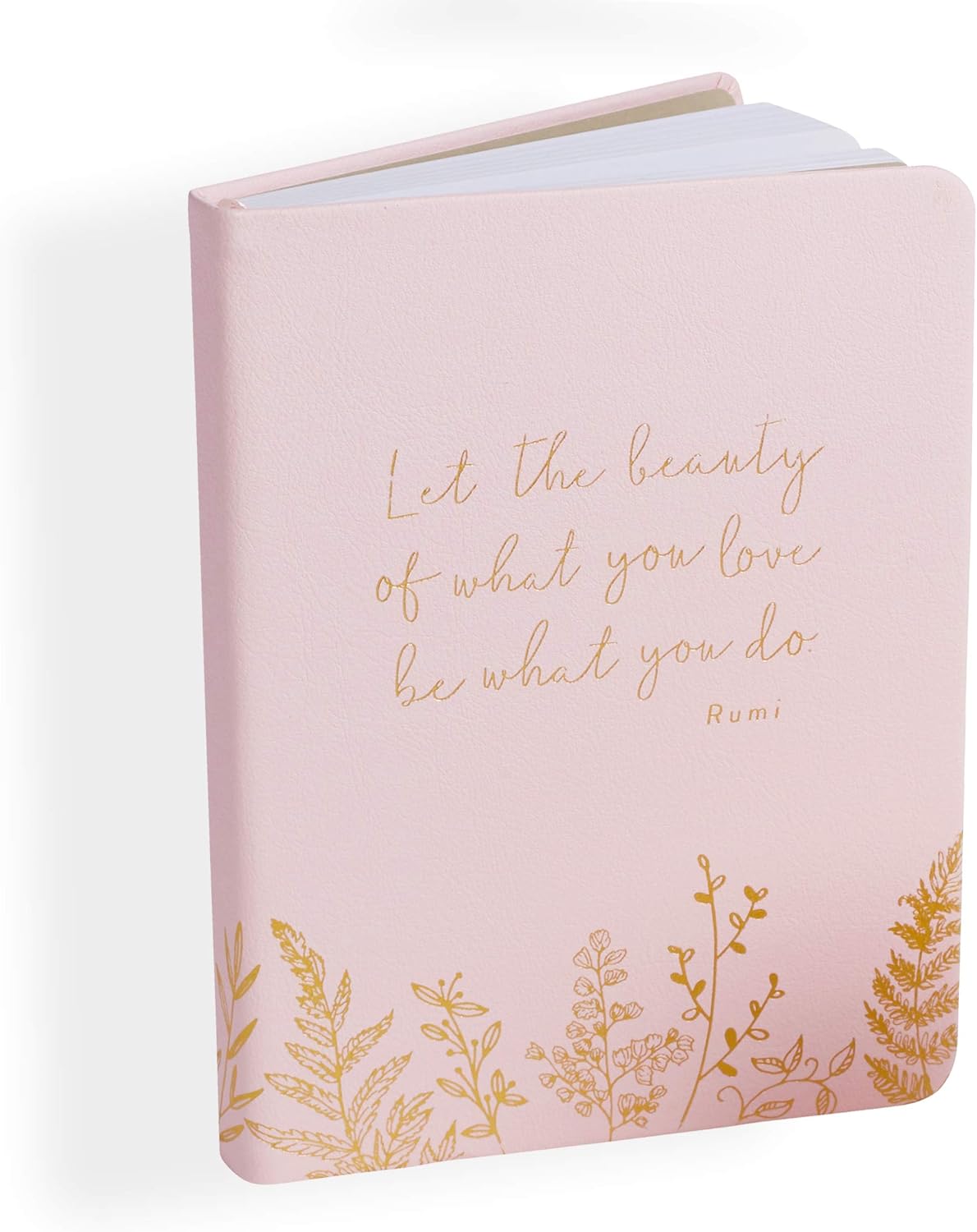 WORLD TRAVELER Eccolo Rumi Writing Journal, 256 Lined Page Notebook, Faux Leather Cover