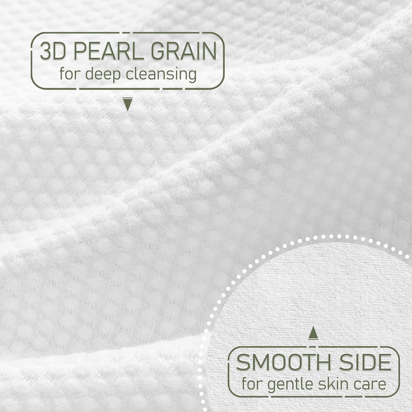 Disposable Face Towel Biodegradable Large Dry Wipes 60 Count/Box Extra Thick Soft Clean Facial Towels for Sensitive Skin, Makeup Removing, Cleansing, Nursing, Travel, 10×12 Inches