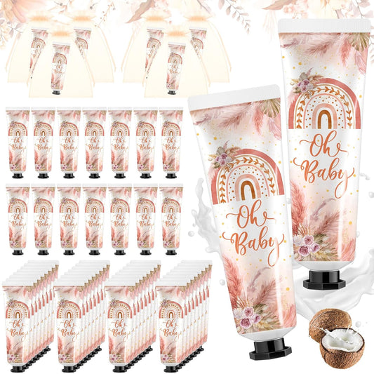 48 Sets Boho Hand Cream Gifts Bulk Baby Shower Hand Cream Travel Size Lotion Bulk Fall Thanksgiving Party Supplies Favors Birthday Wedding for Guest