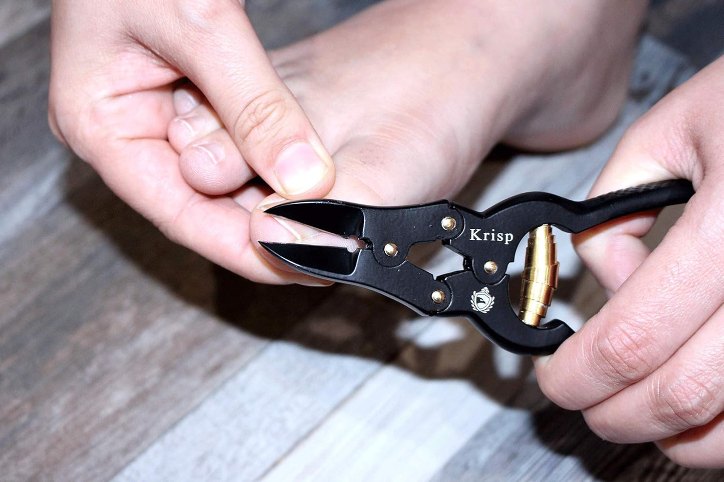 Toenail Clippers - Professional Podiatrist Toenail Clippers for Thick Nails for Seniors - Heavy Duty Nail Clippers Cutter Trimmer for Men Women Podiatry Tools Stainless Steel Toenail Scissors by Krisp