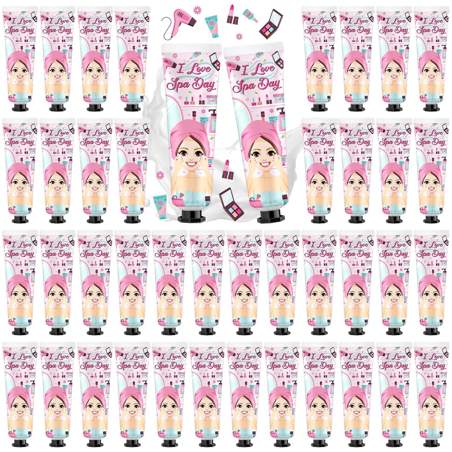 48 Sets Spa Hand Cream Gifts Bulk Baby Shower Hand Cream Travel Size Lotion Bulk Fall Thanksgiving Party Supplies Favors Birthday Wedding for Guest