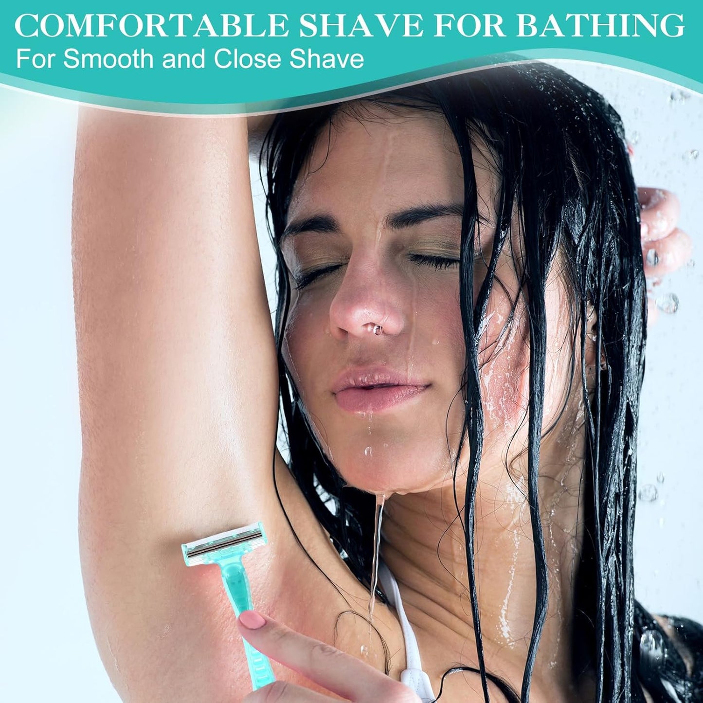 36 Count Women's Disposable Razors Bulk 3 Blade Razors For Women Shaver For Women Sensitive Skin Comfortable Shave For Bathing Hotel Travel