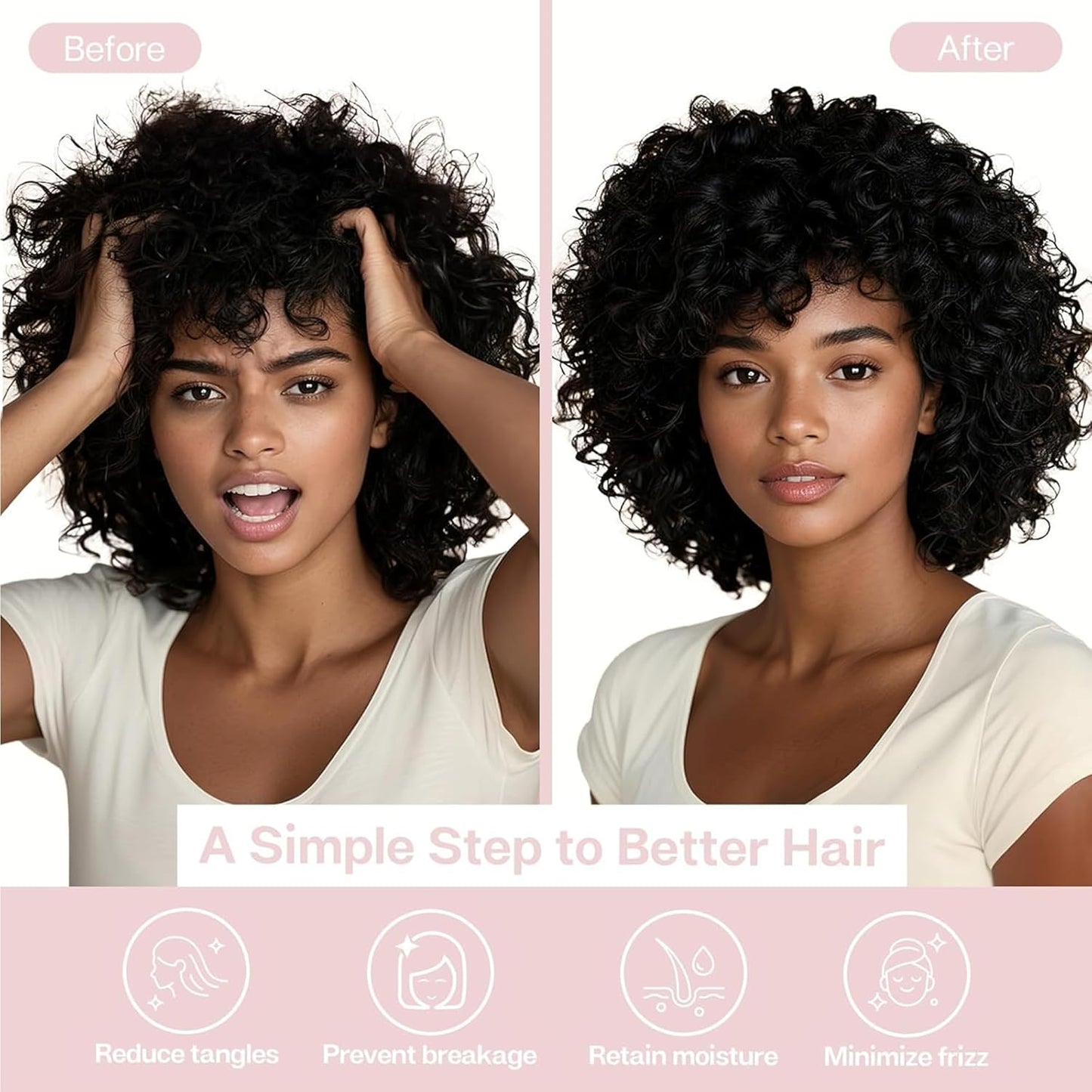 MR&HM Satin Body Pillow Cover, Soft and Breathable Body Pillow Case with Envelope Closure, Cooling and Silky Long Pillowcase for Hair and Skin,Grey (20x54, Light Pink)