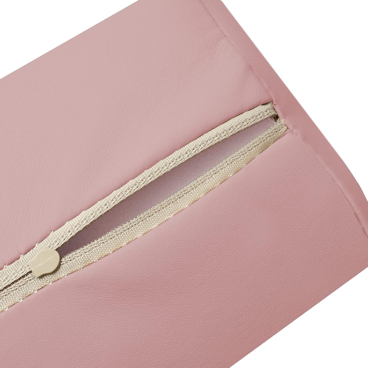 Saloniture Half Round Massage Table Bolster Pillow Pad - 26 x 6 x 3 Inch - Pink
