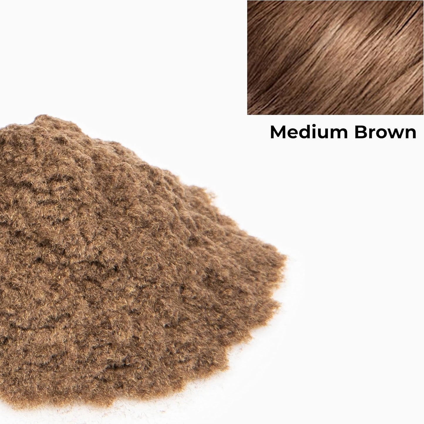 Caboki Hair Building Fiber + Built-in Spray Applicator (30-50 Days Supply). Medium Brown