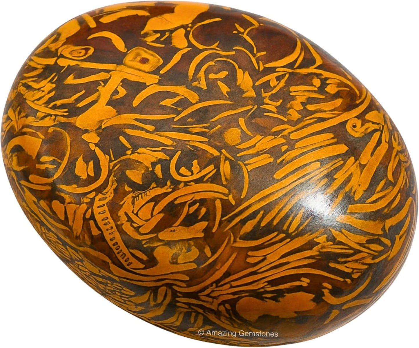 Amazing Gemstone Mariyam Jasper Crystals and Healing Stones - Large Palm Stone Crystals Piedra - Crystal for Good Luck, Balanced Positive Energy, Meditation - Unique Stocking Stuffers, Gifts for Women