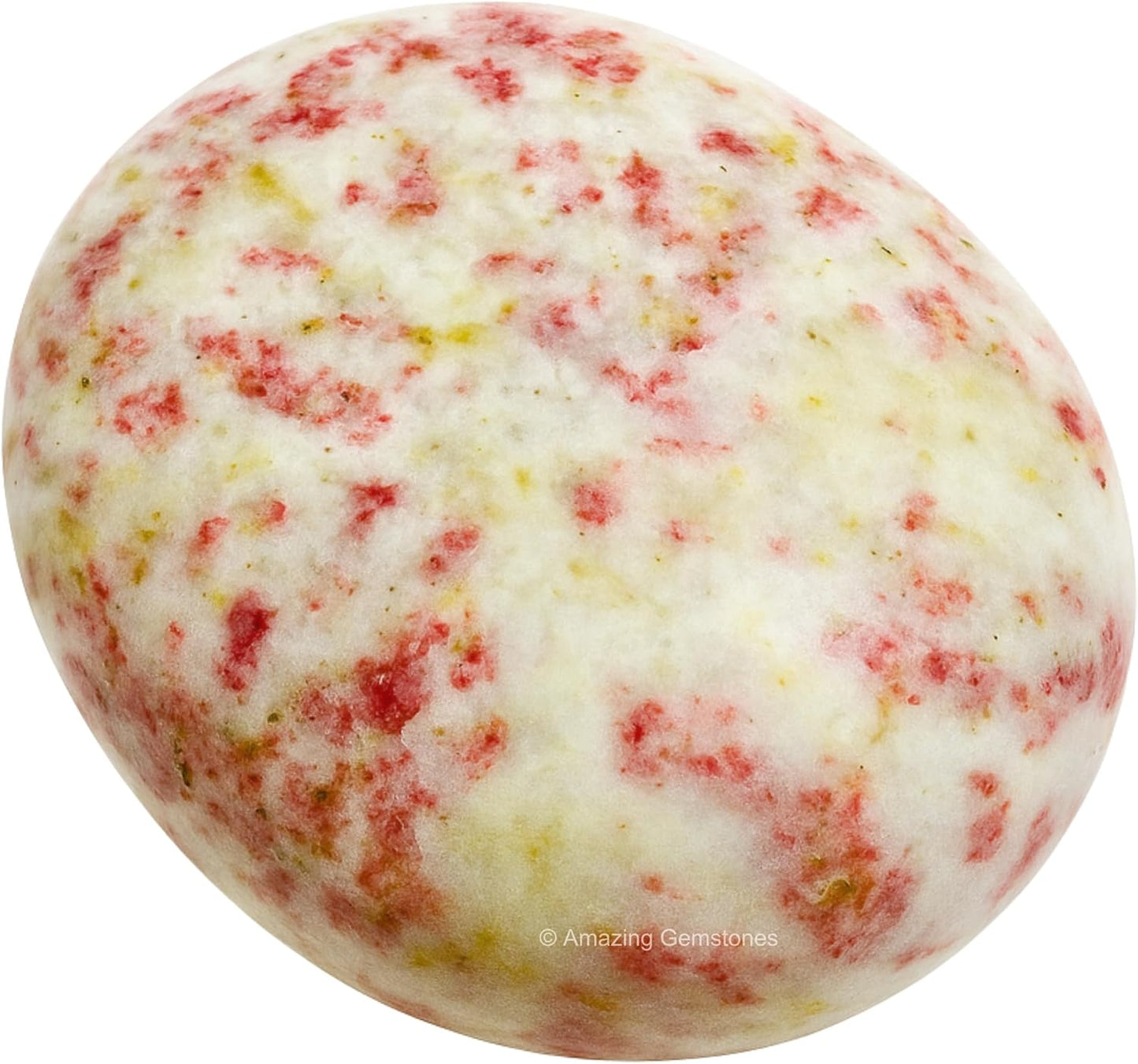 Amazing Gemstone Cinnabarite Crystals and Healing Stones - Large Palm Stone Crystals Piedra - Crystal for Good Luck, Balanced Positive Energy, Meditation - Unique Stocking Stuffers Gifts for Women