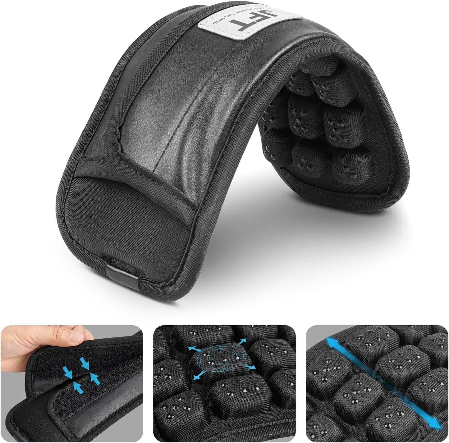 Shoulder Strap Pad of 3D Air Cushion, Backpack Accessories, Non-Slip Shoulder Strap Pad, for Hiking and Camping Bags