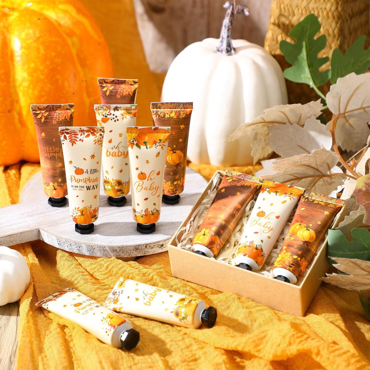 20 Pcs Fall Baby Shower Hand Cream Bulk Hand Cream Gifts a Little Pumpkin Baby Shower Party Favors for Guests Travel Size Lotion Autumn Thanksgiving Wedding Birthday Party Supplies