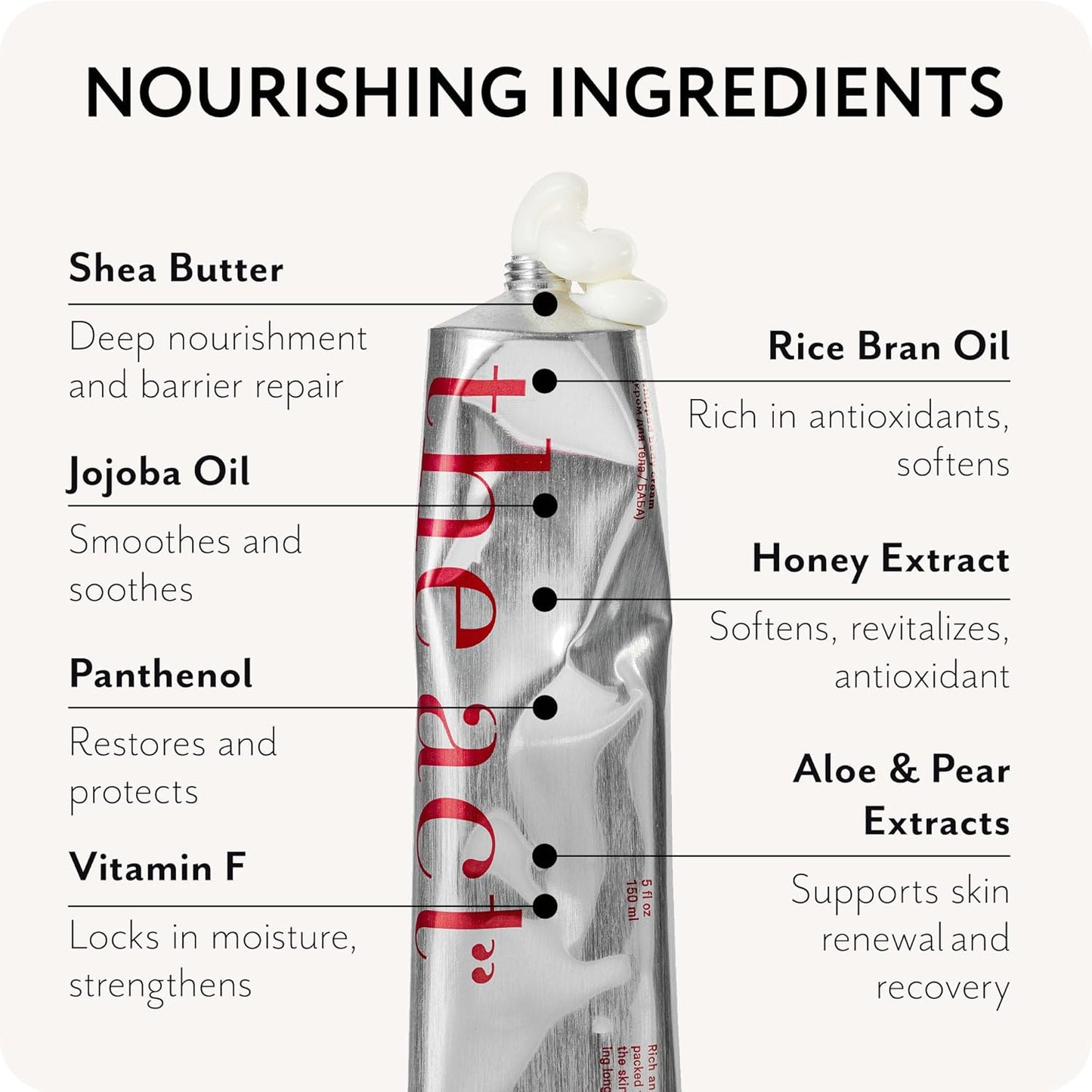 The Act BABA Whipped Body Cream – Deep Moisturizing Natural Shea Butter Hand & Body Lotion for Women & Men, Soothes Dry Skin, Nourishes & Restores, Gift for Sensitive Skin, 5 Fl Oz