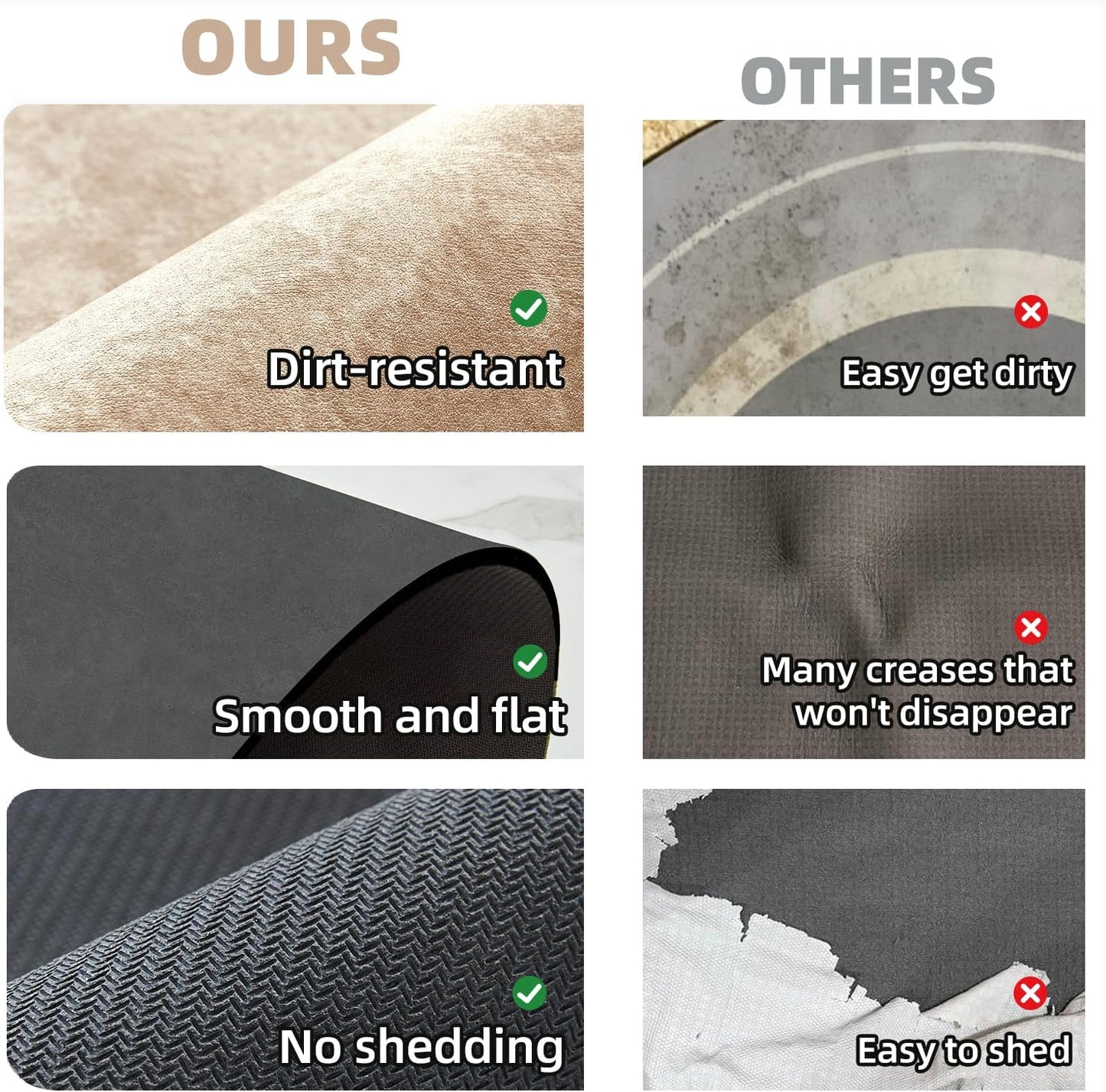 Bathroom Mat Quick Dry, Bathroom Rugs Non Slip Washable Thin Absorbent Bath Mat Fits Under Door Bathroom Floor Mat Perfect for Bath, Shower, or Sink 20"x30" Beige