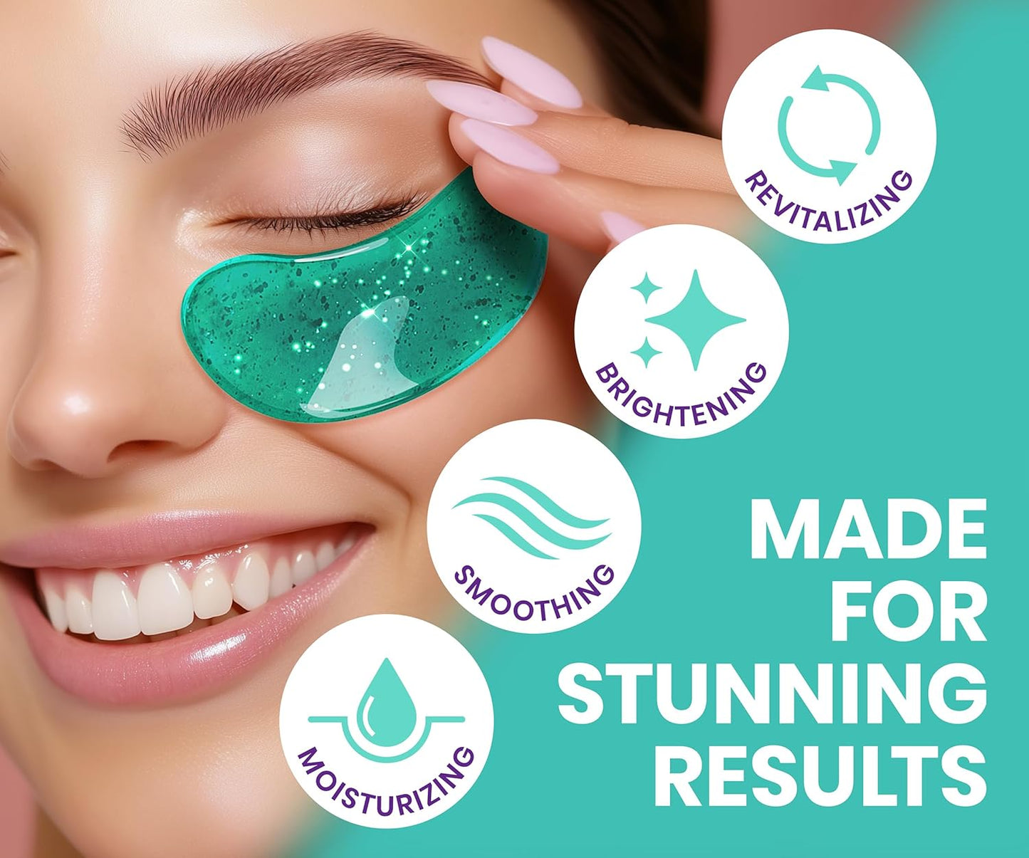 Stylia Under Eye Patches for Puffy Eyes and Dark Circles (6 Pairs) - Marine Collagen Under Eye Mask with Retinol, Vitamin C, Hyaluronic Acid, Pearl Extract - Eye Masks for Dark Circles and Puffiness