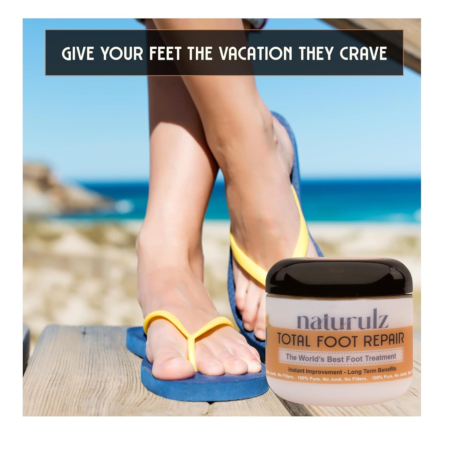 Naturulz Bundle and Save!!! - 2 Items - Ugli Butter Day & Total Foot Repair- Soothe Discomfort & Treat Dry Cracked Skin