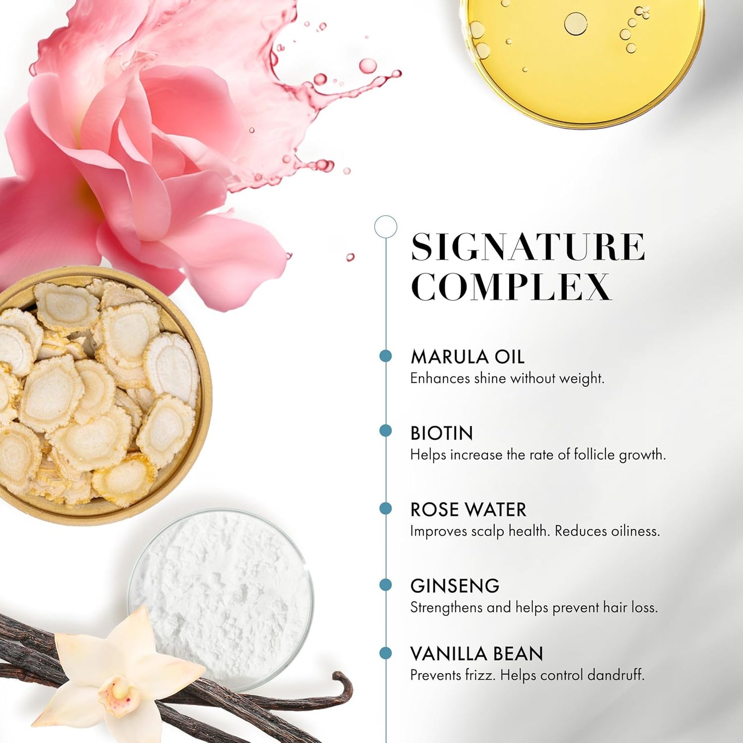 Goldie Locks Signature Hair Serum - Anti-Frizz and Humidity Control - Lightweight Shine Enhancer - Safe for Extensions and Color-Treated Hair - Protein-Free - 1.7 fl oz