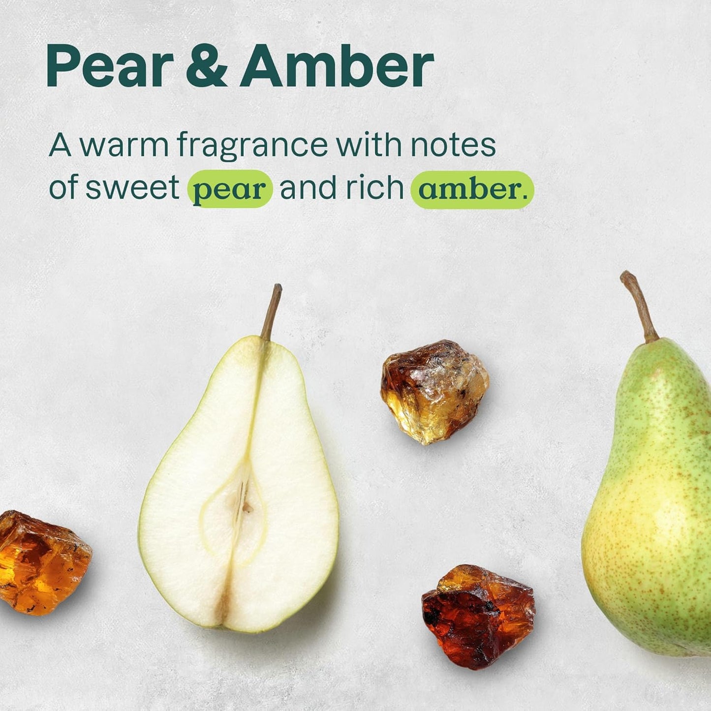 ATTITUDE Hand Cream, EWG Verified, Plant and Mineral-Based, Vegan Personal Care Products, Pear & Amber, 2.5 Fl Oz